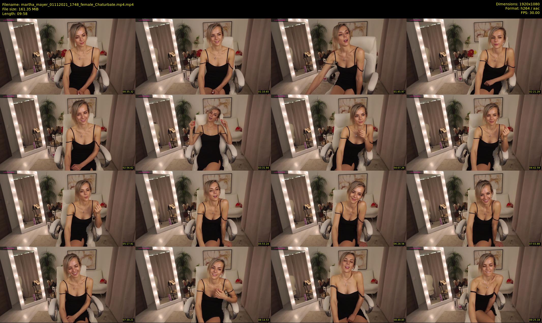 martha_mayer — 10 minute Chaturbate female cam show recording, 1080p, Nov 1, 2021