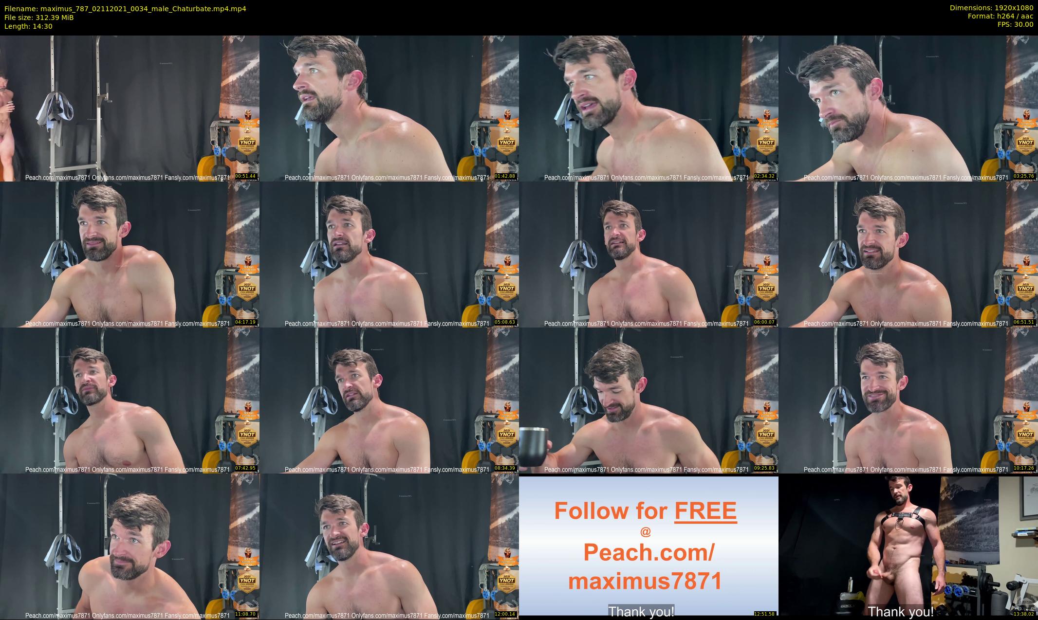 maximus_787 — 15 minute Chaturbate male cam show recording, 1080p, Nov 2, 2021