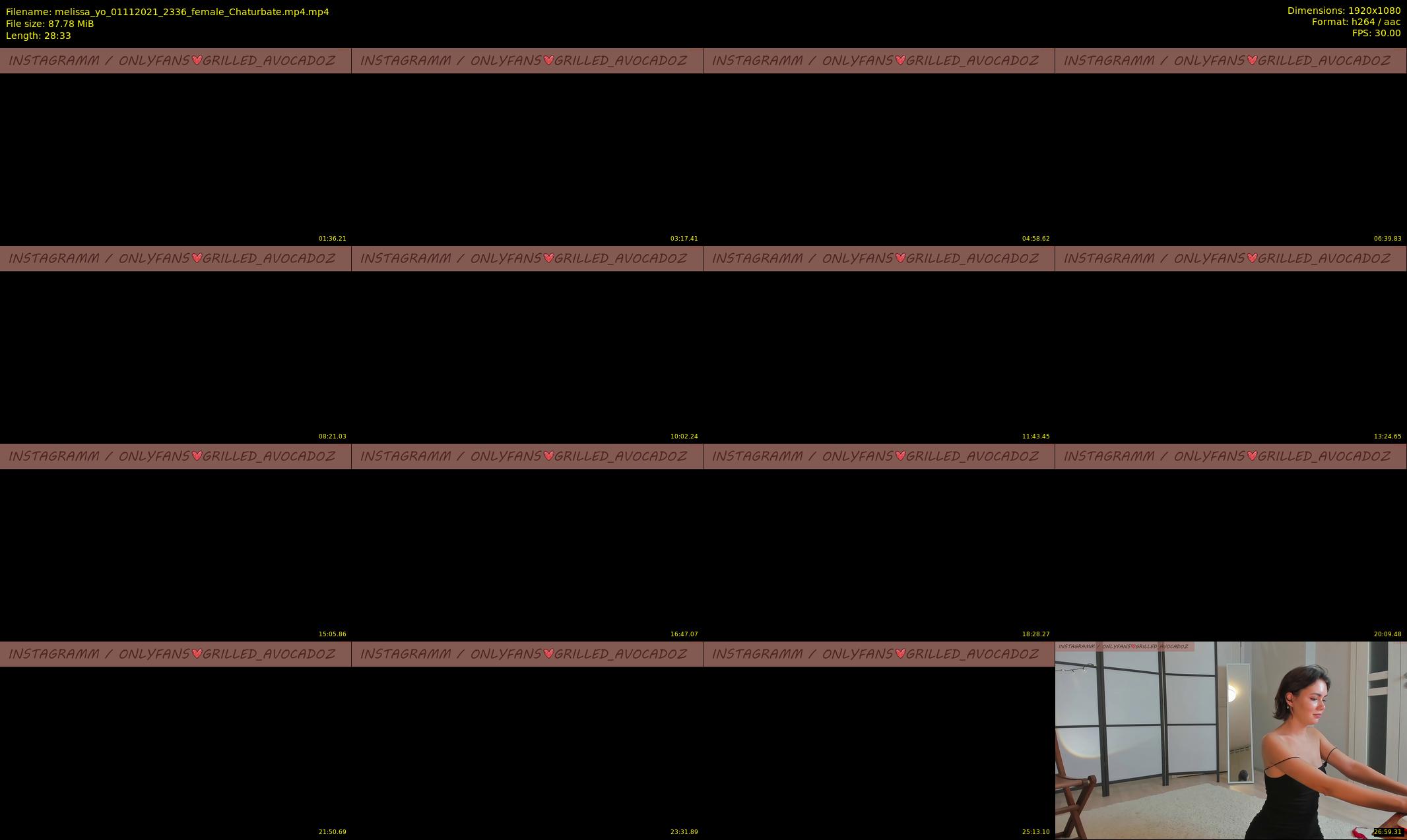 melissa_yo — 29 minute Chaturbate female cam show recording, 1080p, Nov 1, 2021