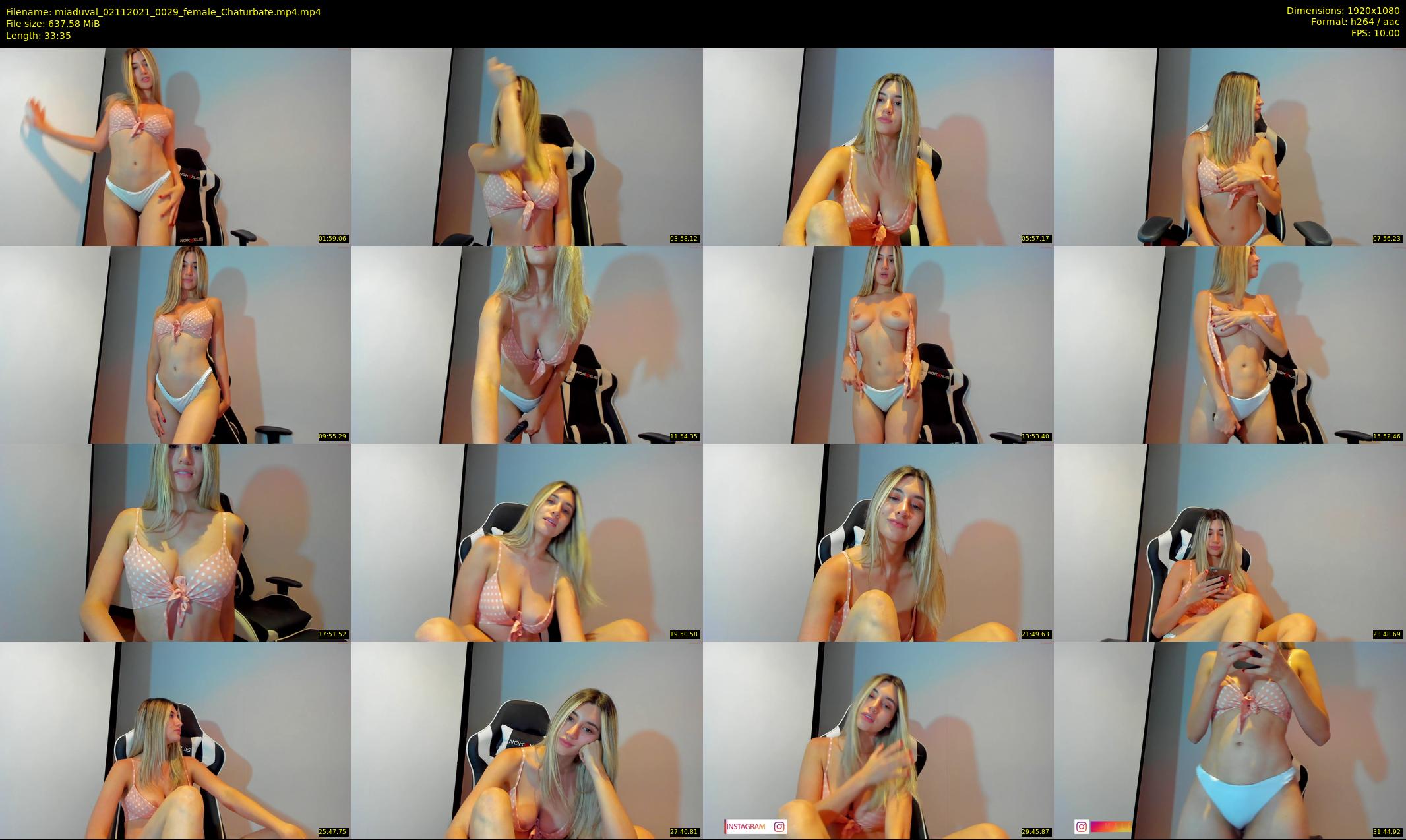 miaduval — 34 minute Chaturbate female cam show recording, 1080p, Nov 2, 2021