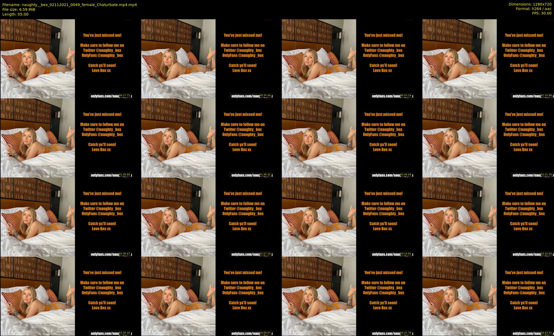 naughty__bex — 5 minute Chaturbate female cam show recording, 720p, Nov 2, 2021