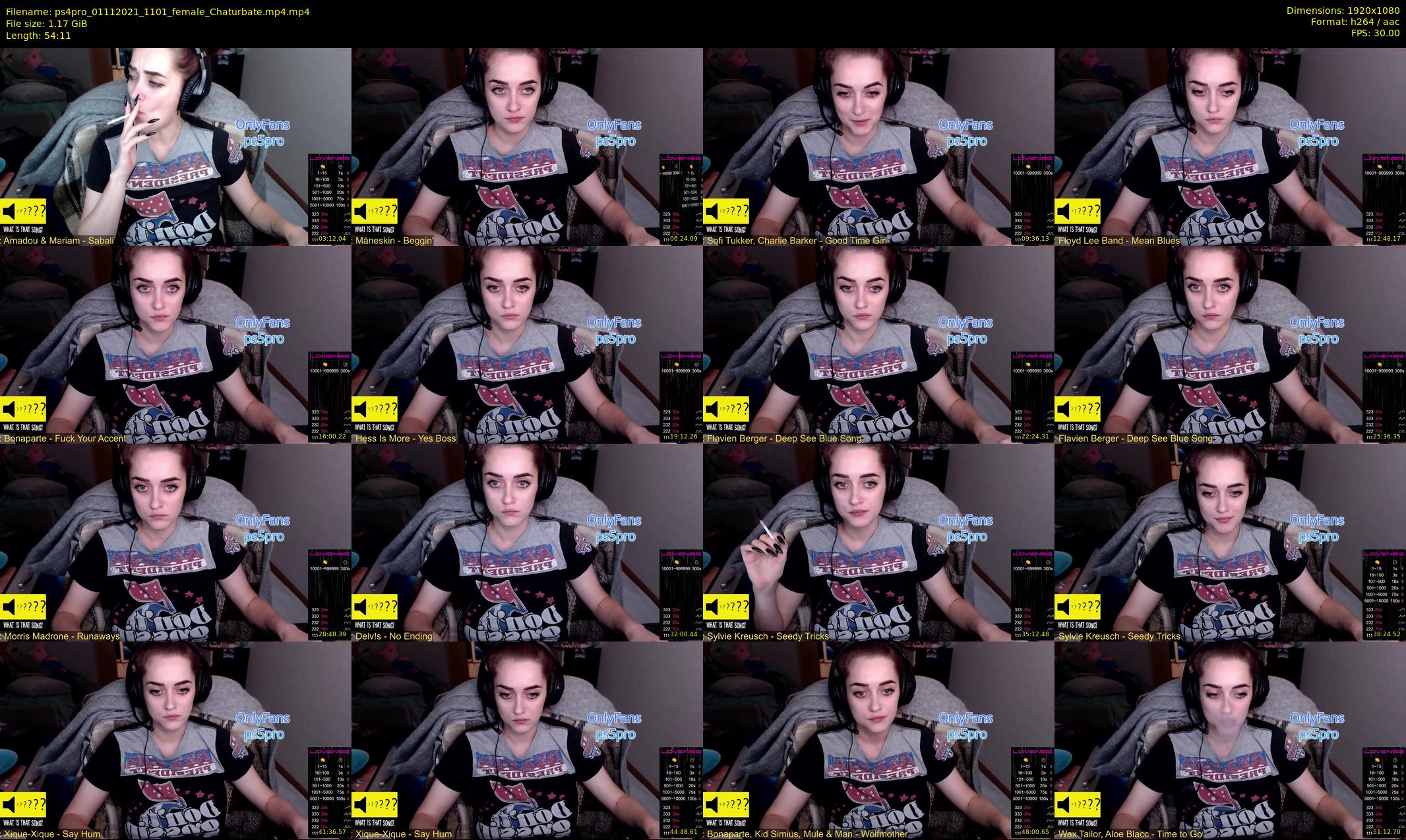 ps4pro — 55 minute Chaturbate female cam show recording, 1080p, Nov 1, 2021