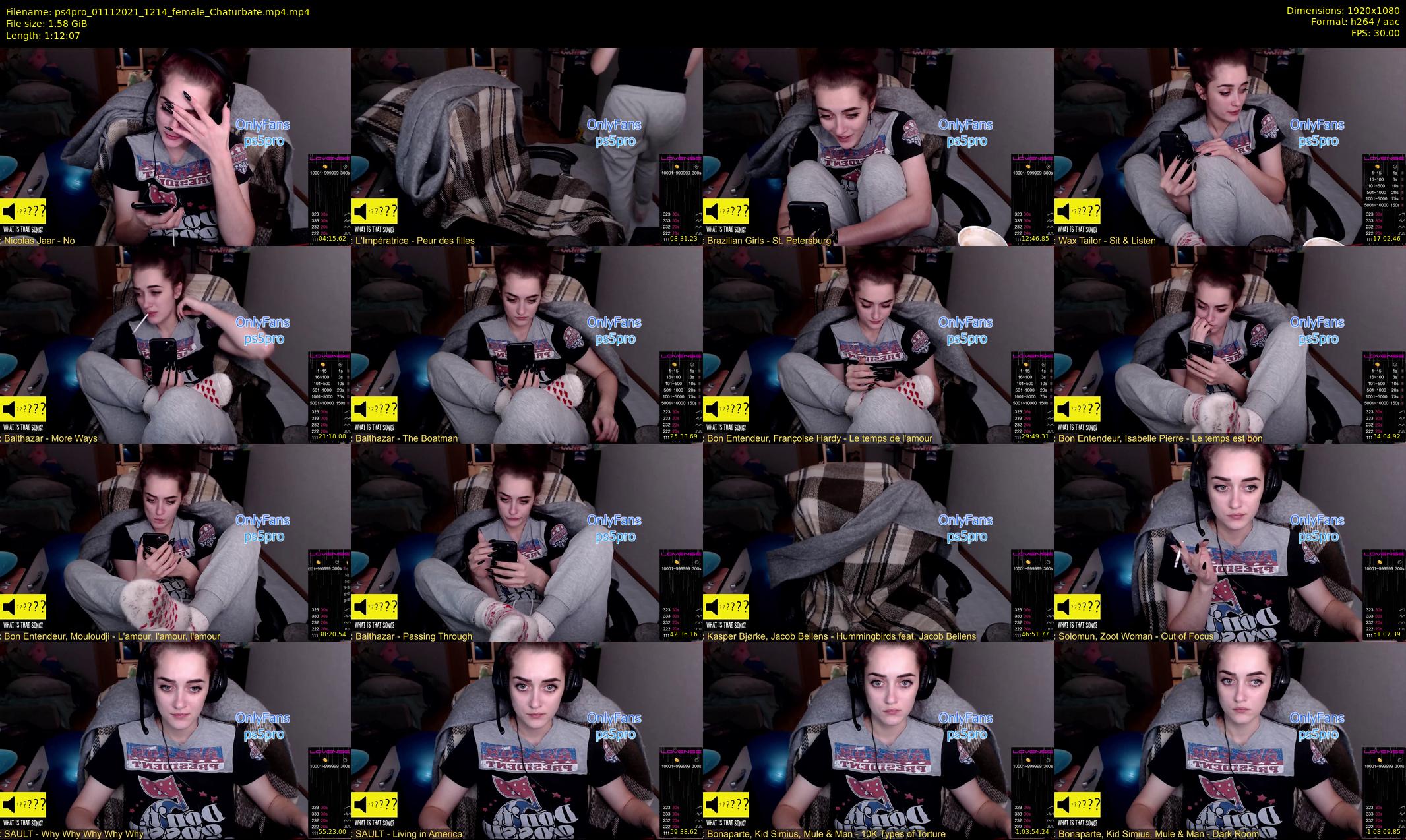 ps4pro — 73 minute Chaturbate female cam show recording, 1080p, Nov 1, 2021