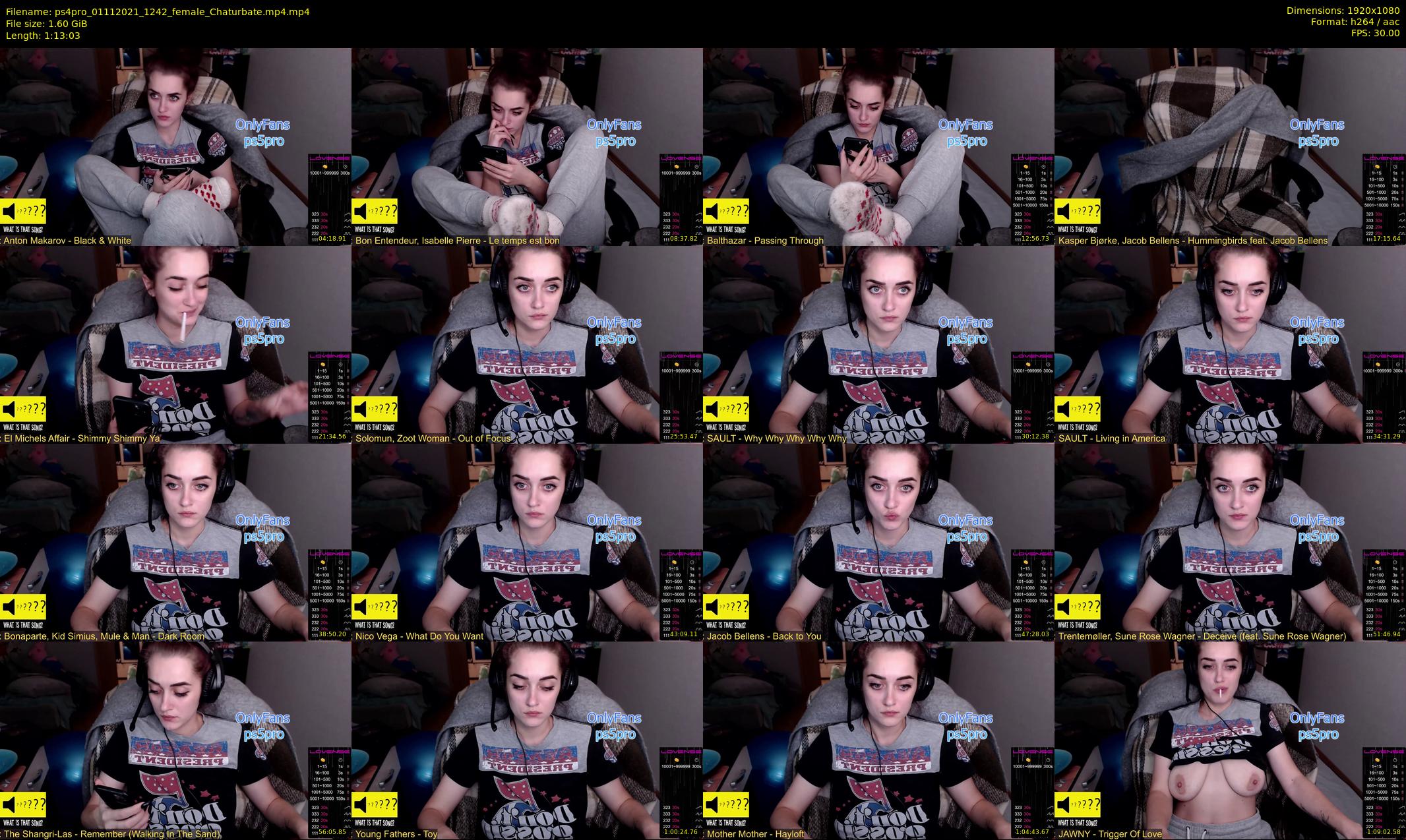 ps4pro — 74 minute Chaturbate female cam show recording, 1080p, Nov 1, 2021