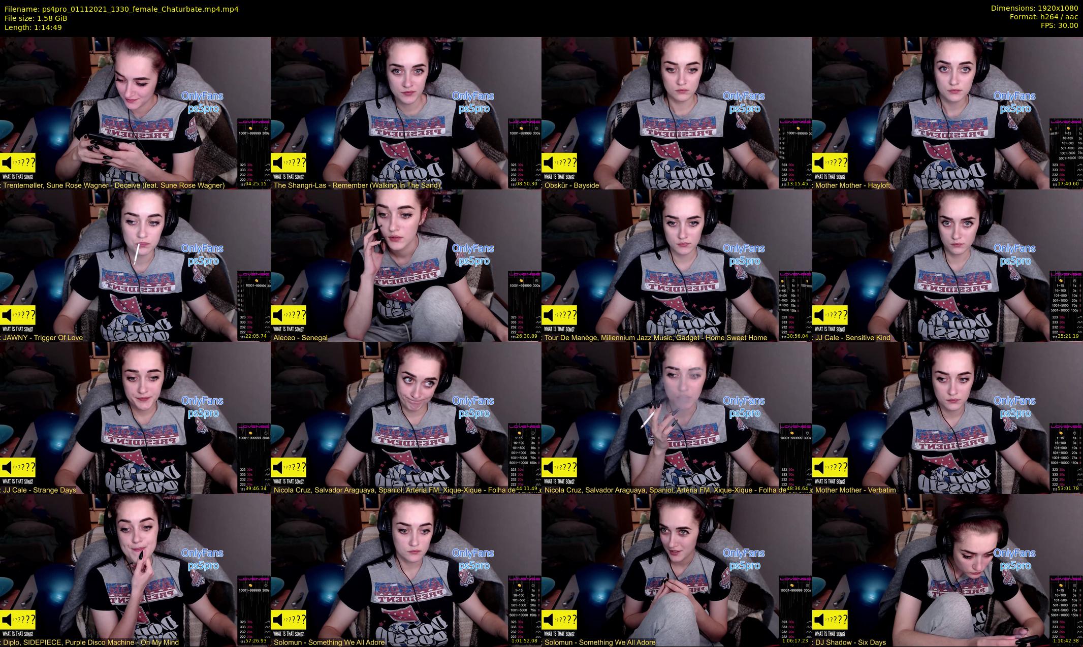 ps4pro — 75 minute Chaturbate female cam show recording, 1080p, Nov 1, 2021