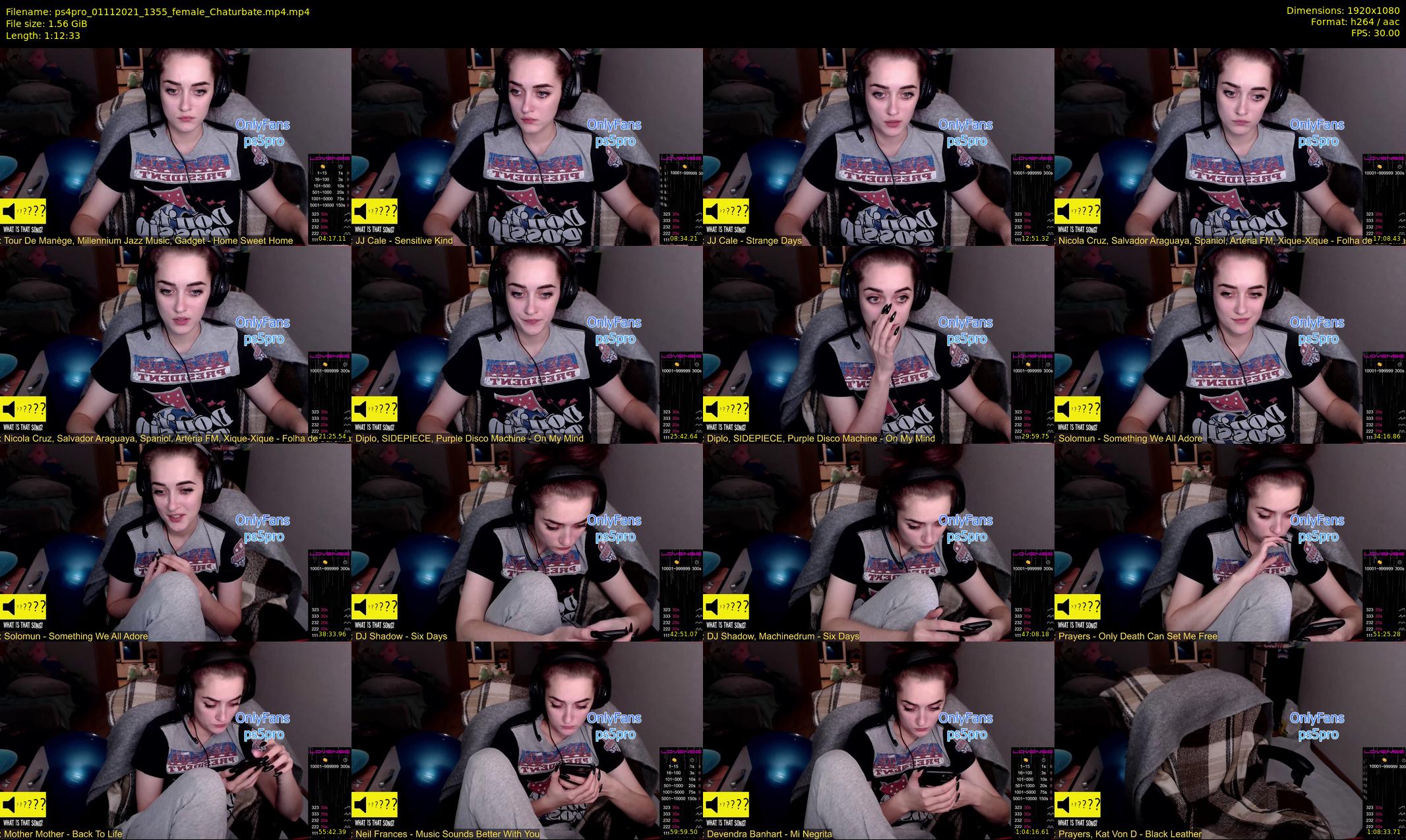 ps4pro — 73 minute Chaturbate female cam show recording, 1080p, Nov 1, 2021