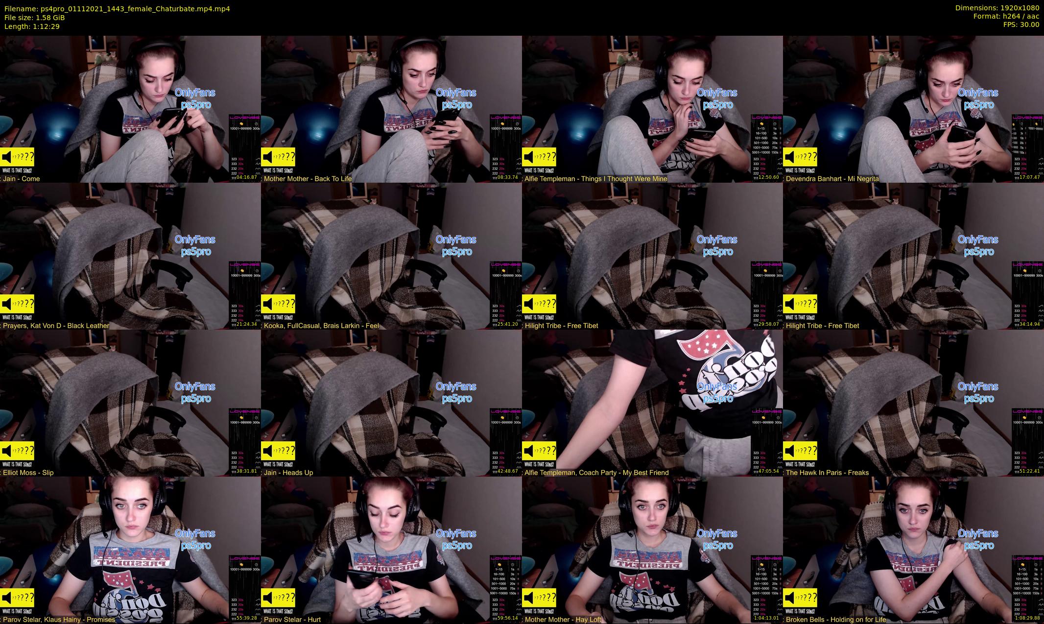 ps4pro — 73 minute Chaturbate female cam show recording, 1080p, Nov 1, 2021