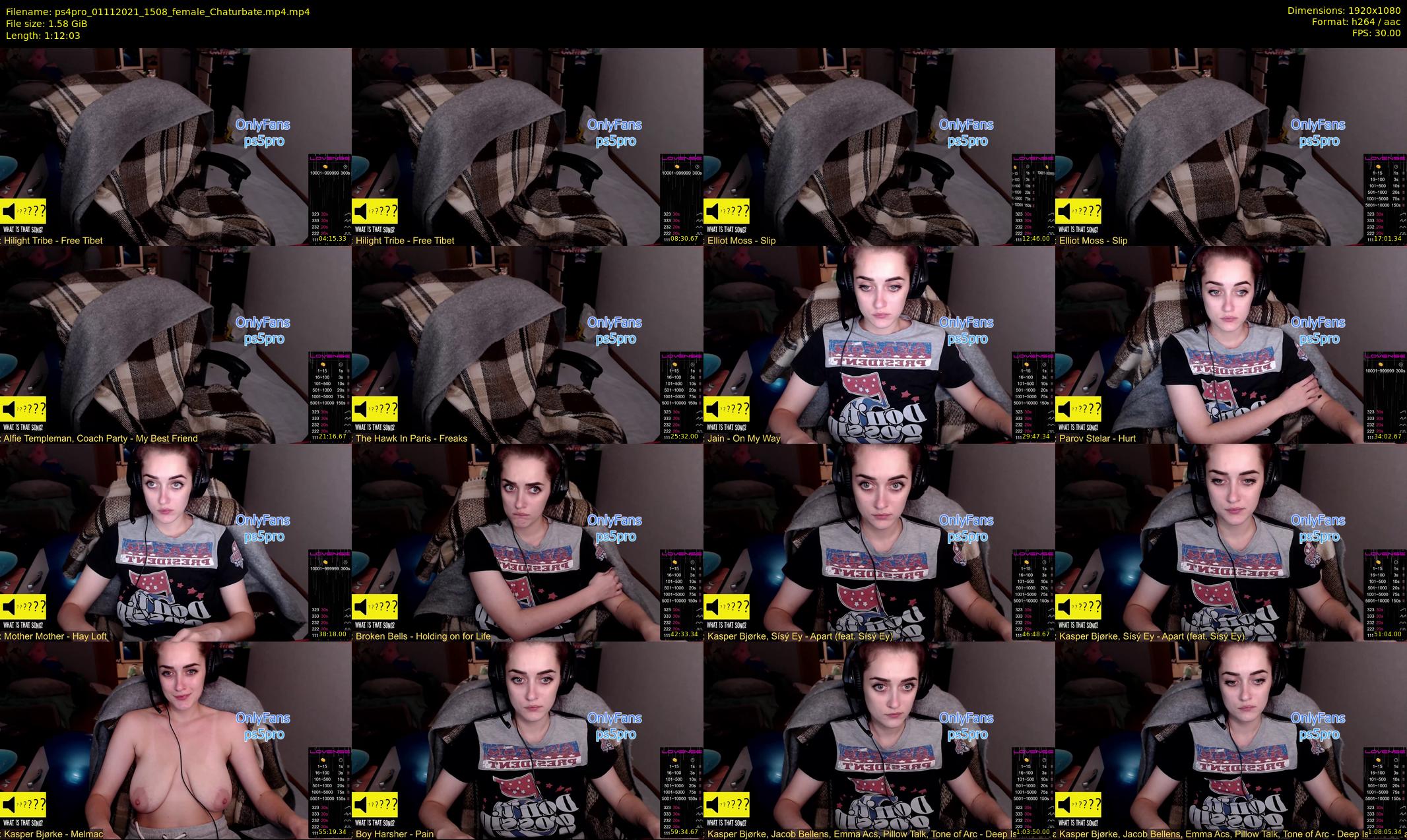 ps4pro — 73 minute Chaturbate female cam show recording, 1080p, Nov 1, 2021