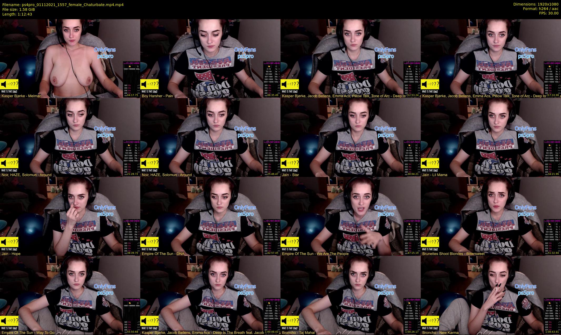 ps4pro — 73 minute Chaturbate female cam show recording, 1080p, Nov 1, 2021