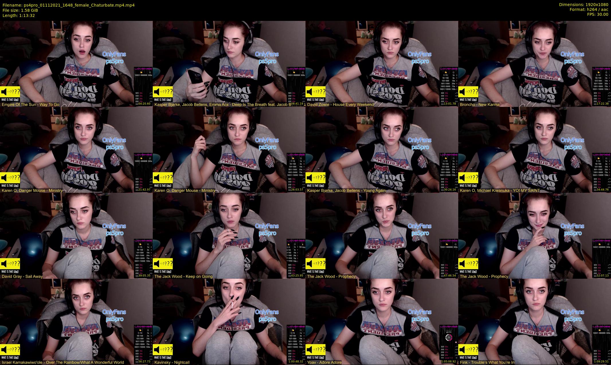 ps4pro — 74 minute Chaturbate female cam show recording, 1080p, Nov 1, 2021