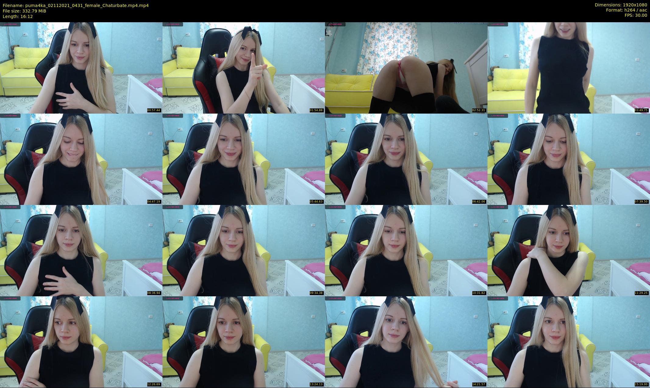 puma4ka — 17 minute Chaturbate female cam show recording, 1080p, Nov 2, 2021