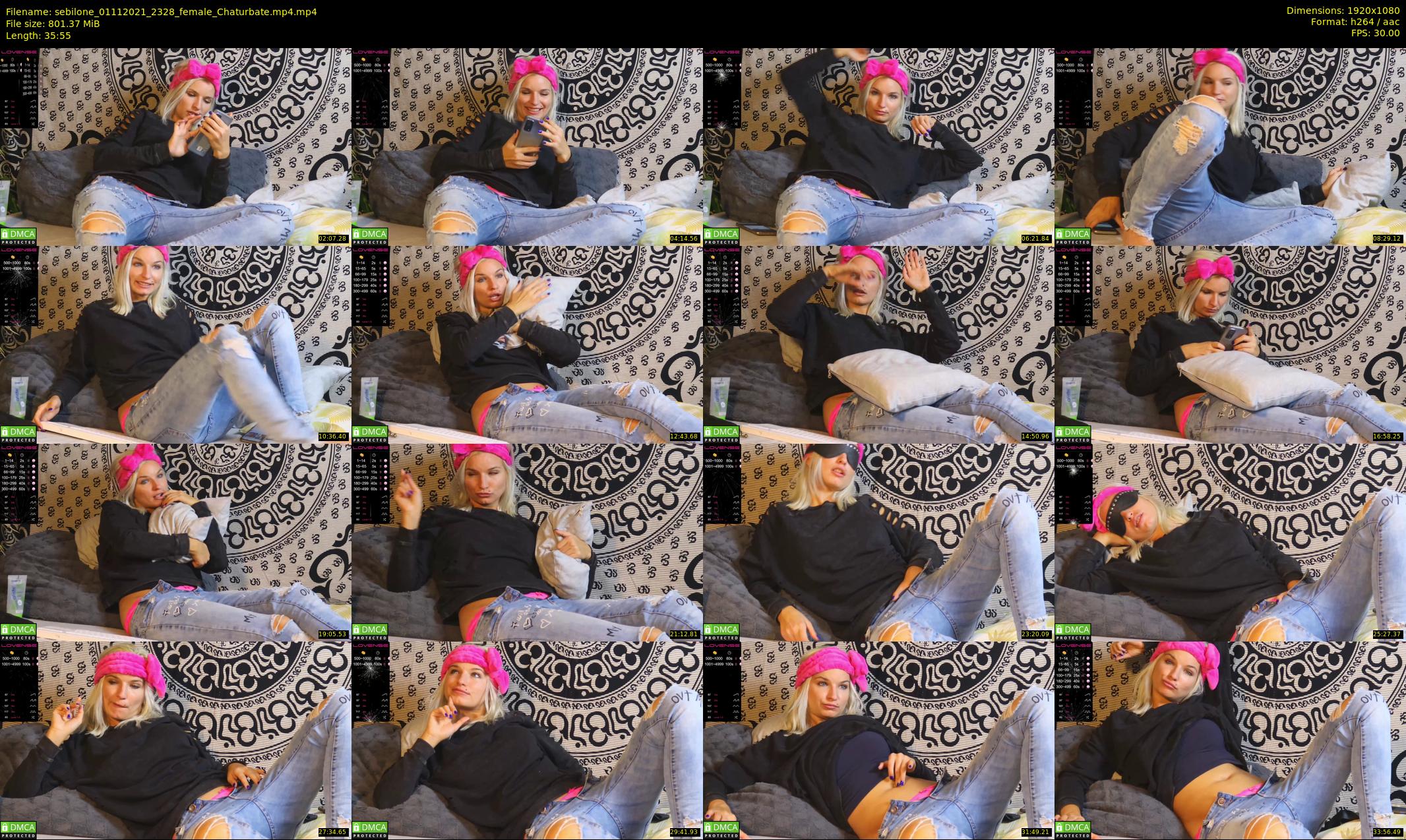 sebilone — 36 minute Chaturbate couple cam show recording, 1080p, Nov 1, 2021