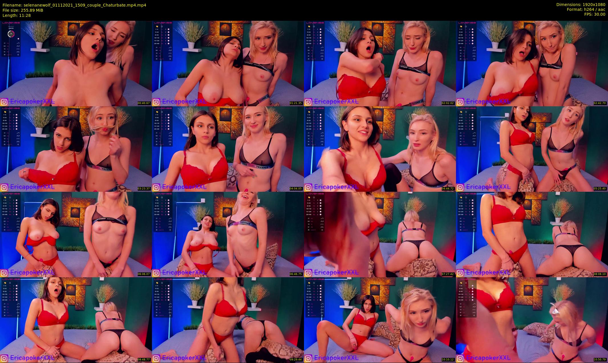 selenanewolf — 12 minute Chaturbate couple cam show recording, 1080p, Nov 1, 2021