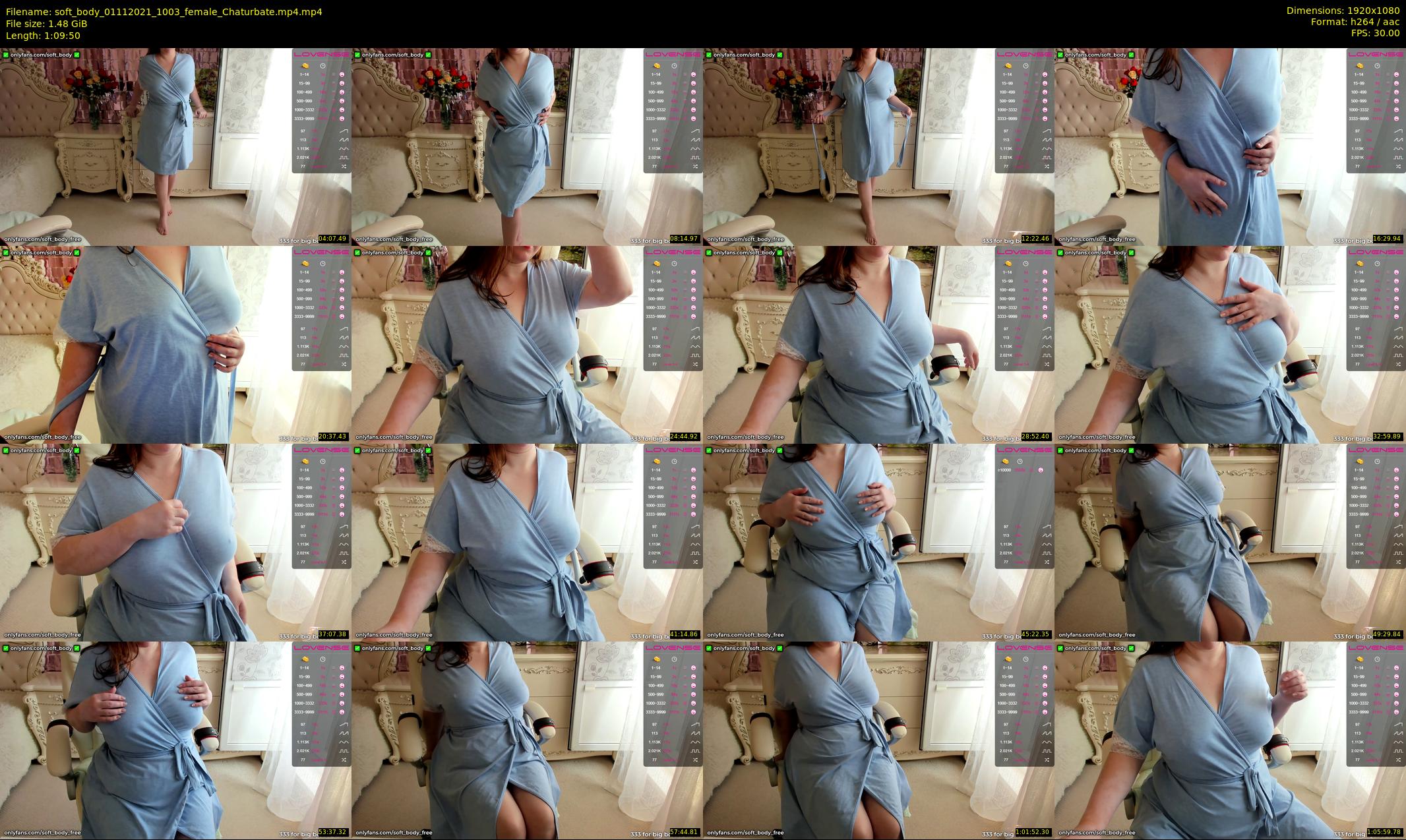 soft_body — 70 minute Chaturbate female cam show recording, 1080p, Nov 1, 2021