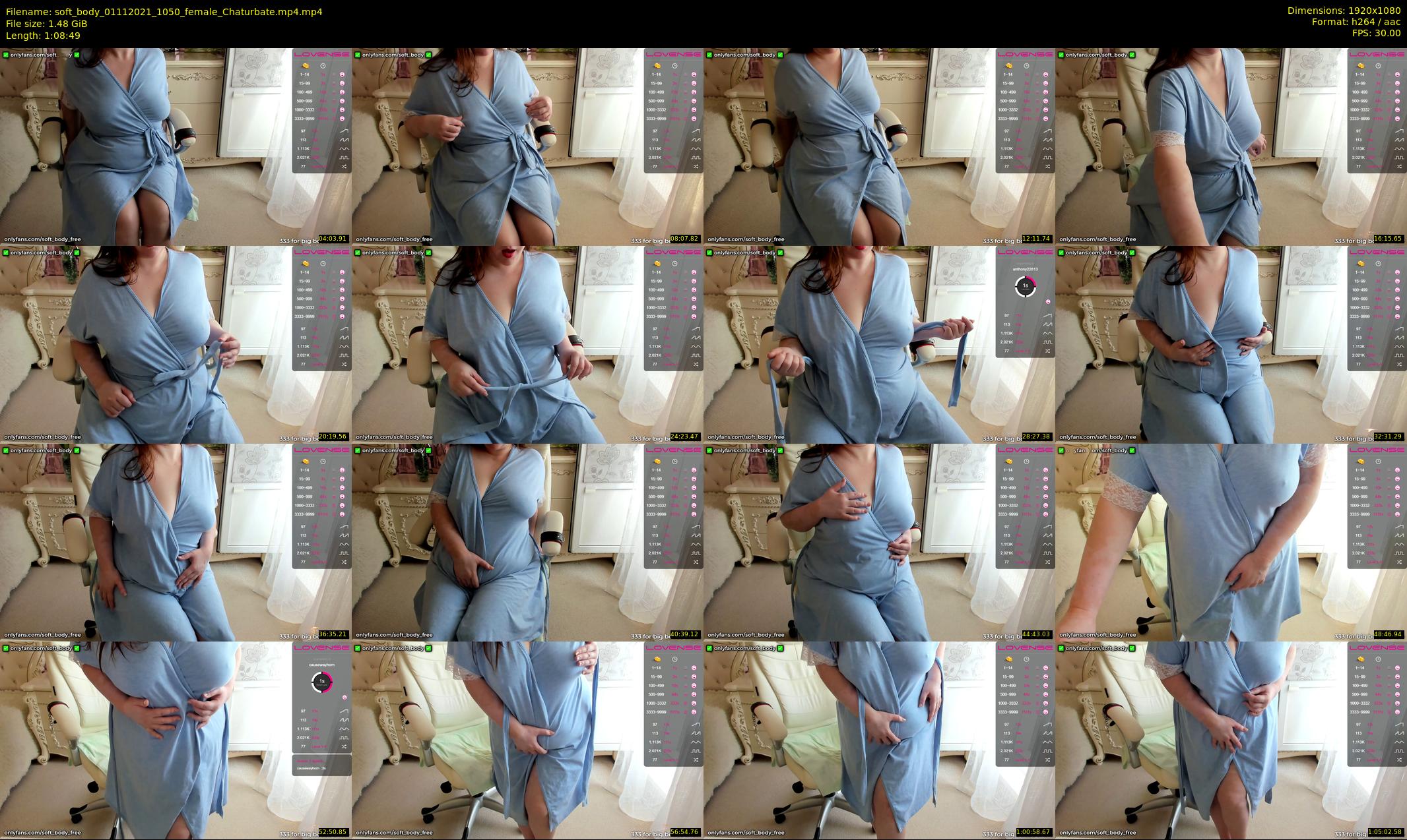 soft_body — 69 minute Chaturbate female cam show recording, 1080p, Nov 1, 2021
