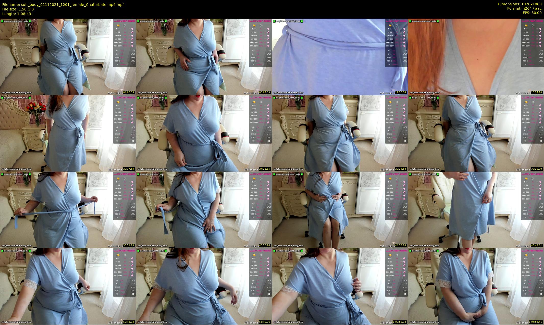soft_body — 69 minute Chaturbate female cam show recording, 1080p, Nov 1, 2021