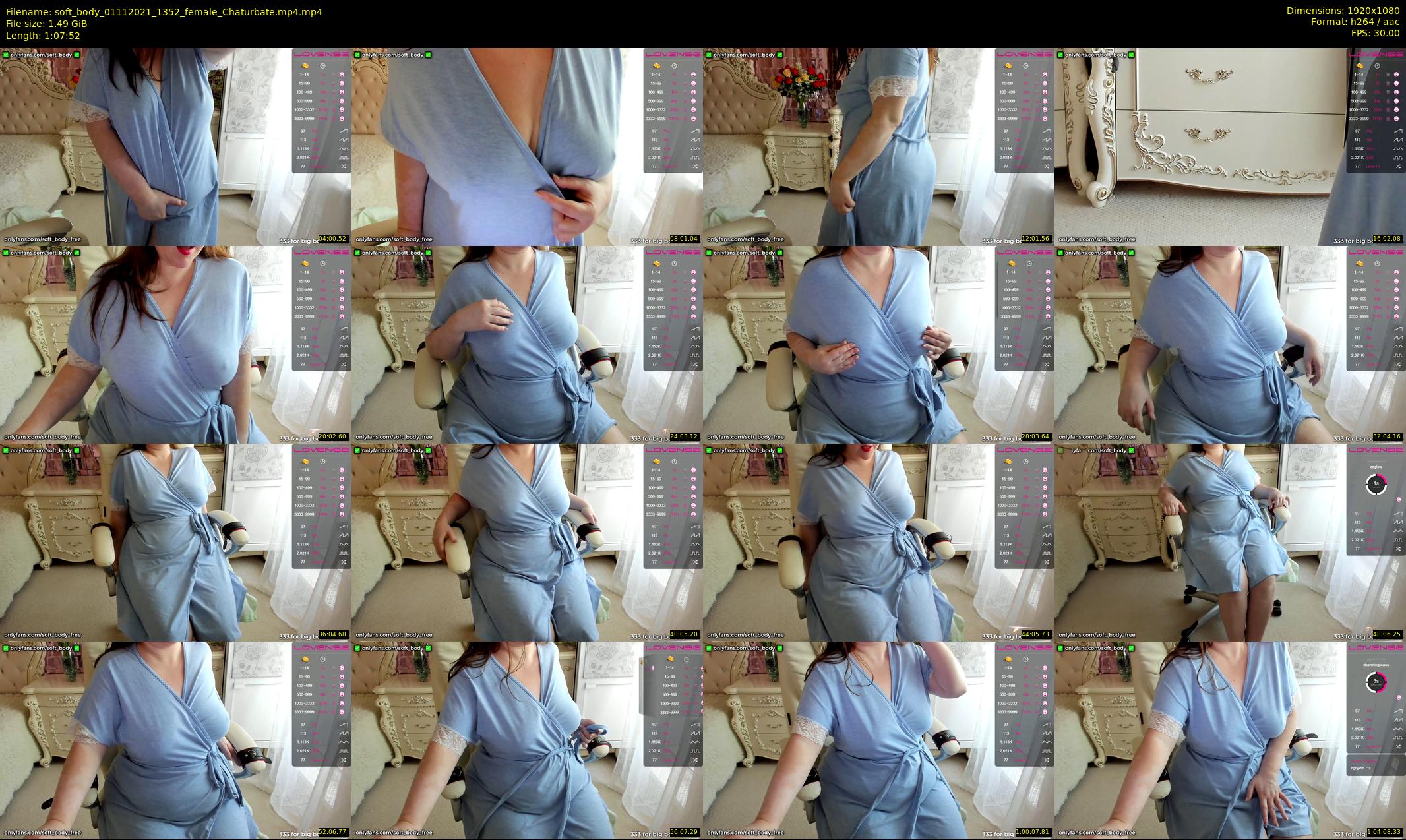 soft_body — 68 minute Chaturbate female cam show recording, 1080p, Nov 1, 2021