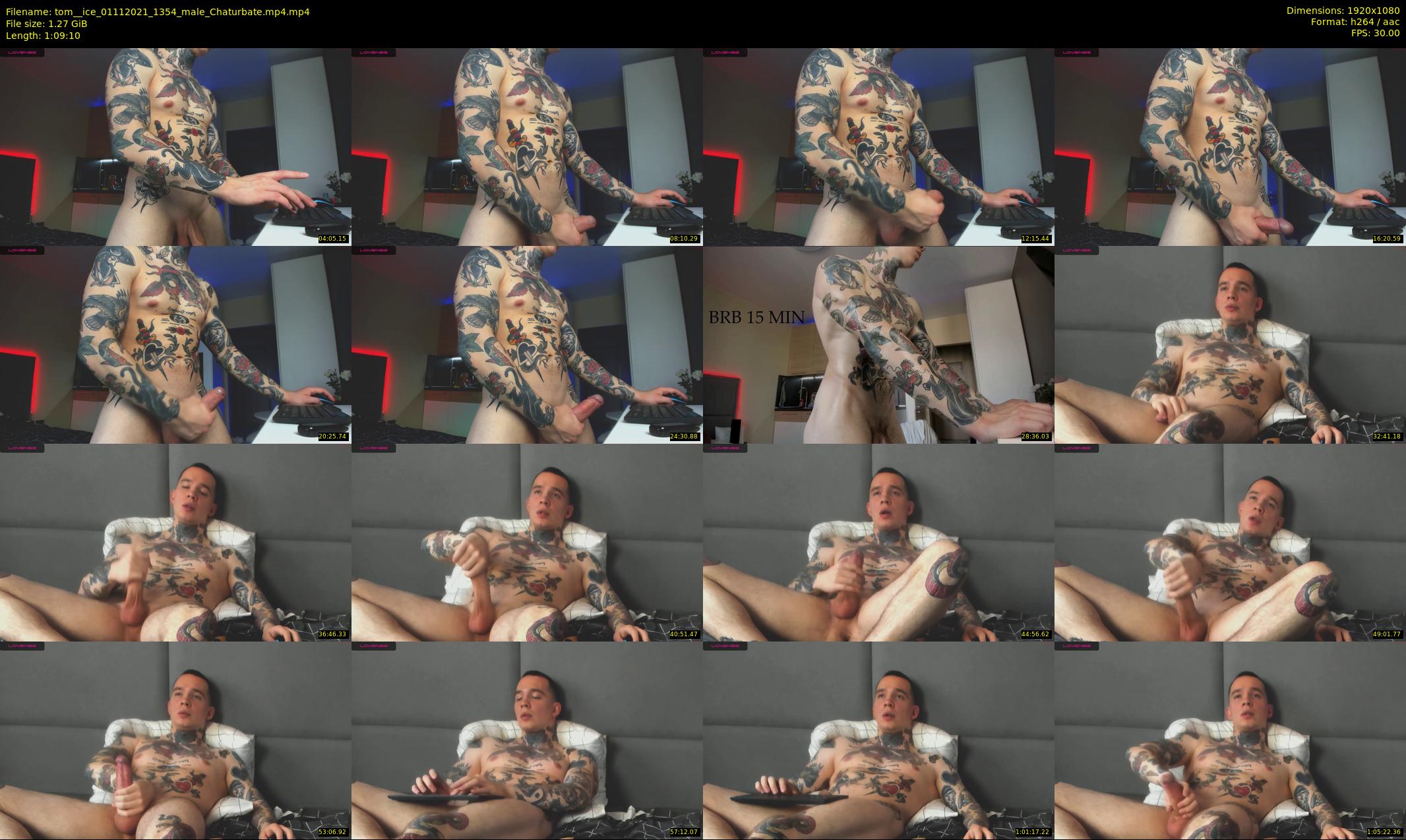 tom__ice — 70 minute Chaturbate male cam show recording, 1080p, Nov 1, 2021