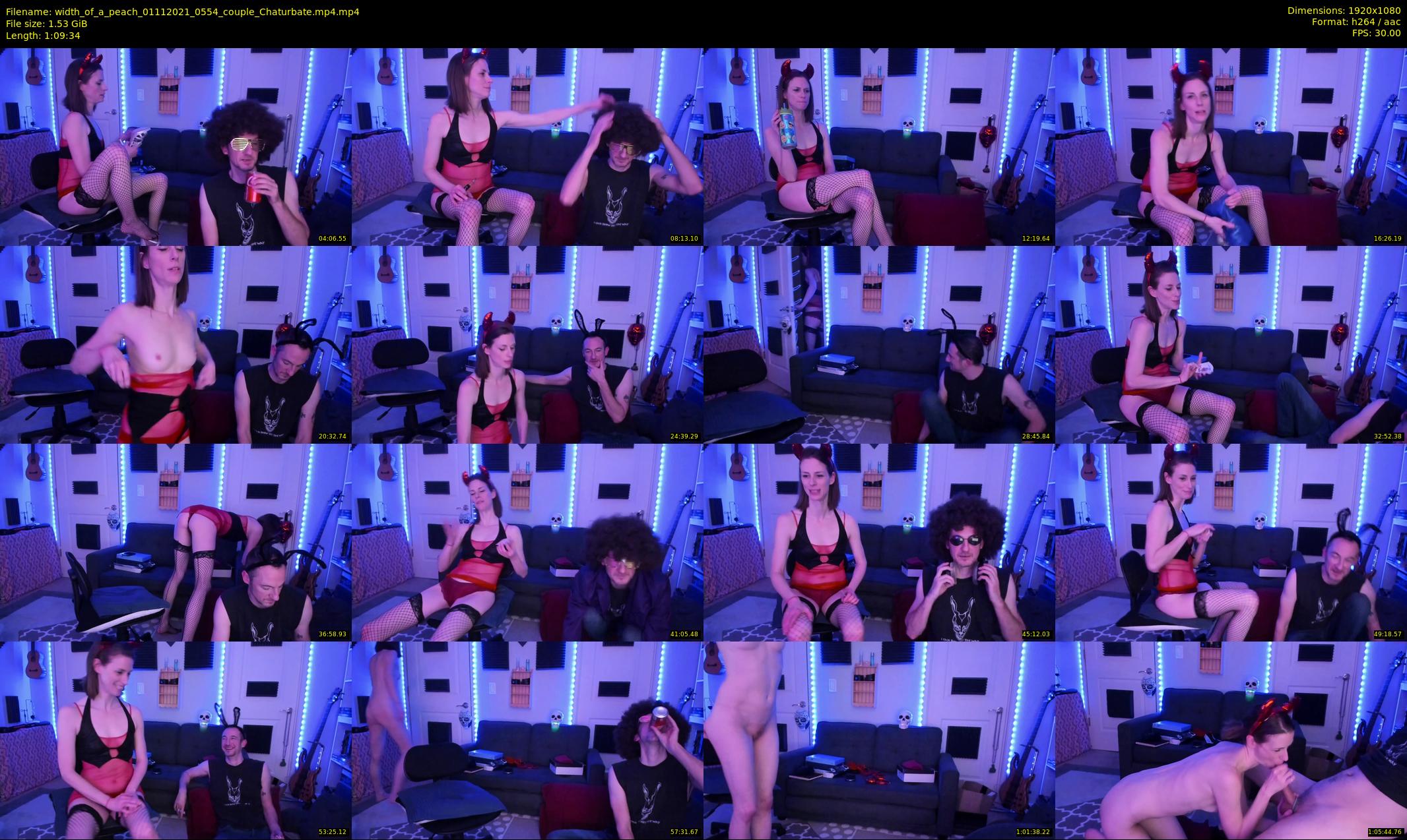 width_of_a_peach — 70 minute Chaturbate couple cam show recording, 1080p, Nov 1, 2021