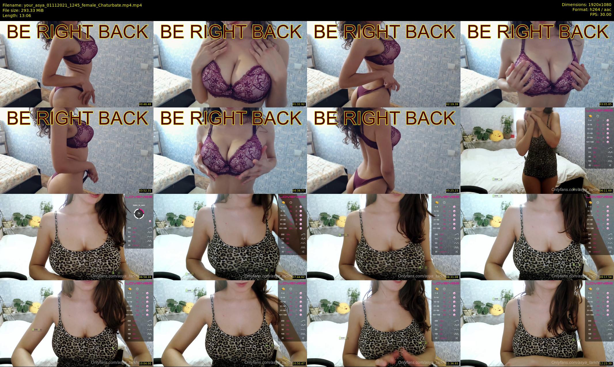 your_asya — 14 minute Chaturbate female cam show recording, 1080p, Nov 1, 2021