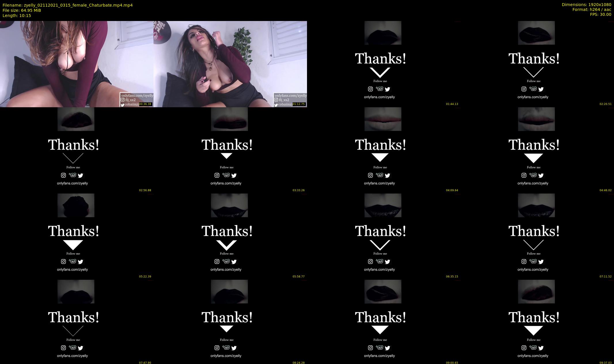 zyelly — 11 minute Chaturbate female cam show recording, 1080p, Nov 2, 2021