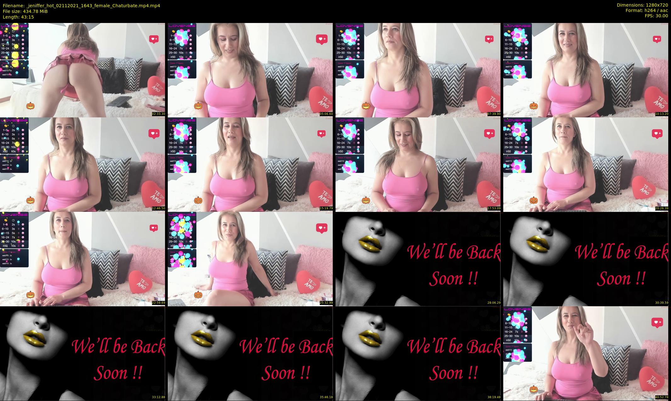 _jeniffer_hot — 44 minute Chaturbate female cam show recording, 720p, Nov 2, 2021