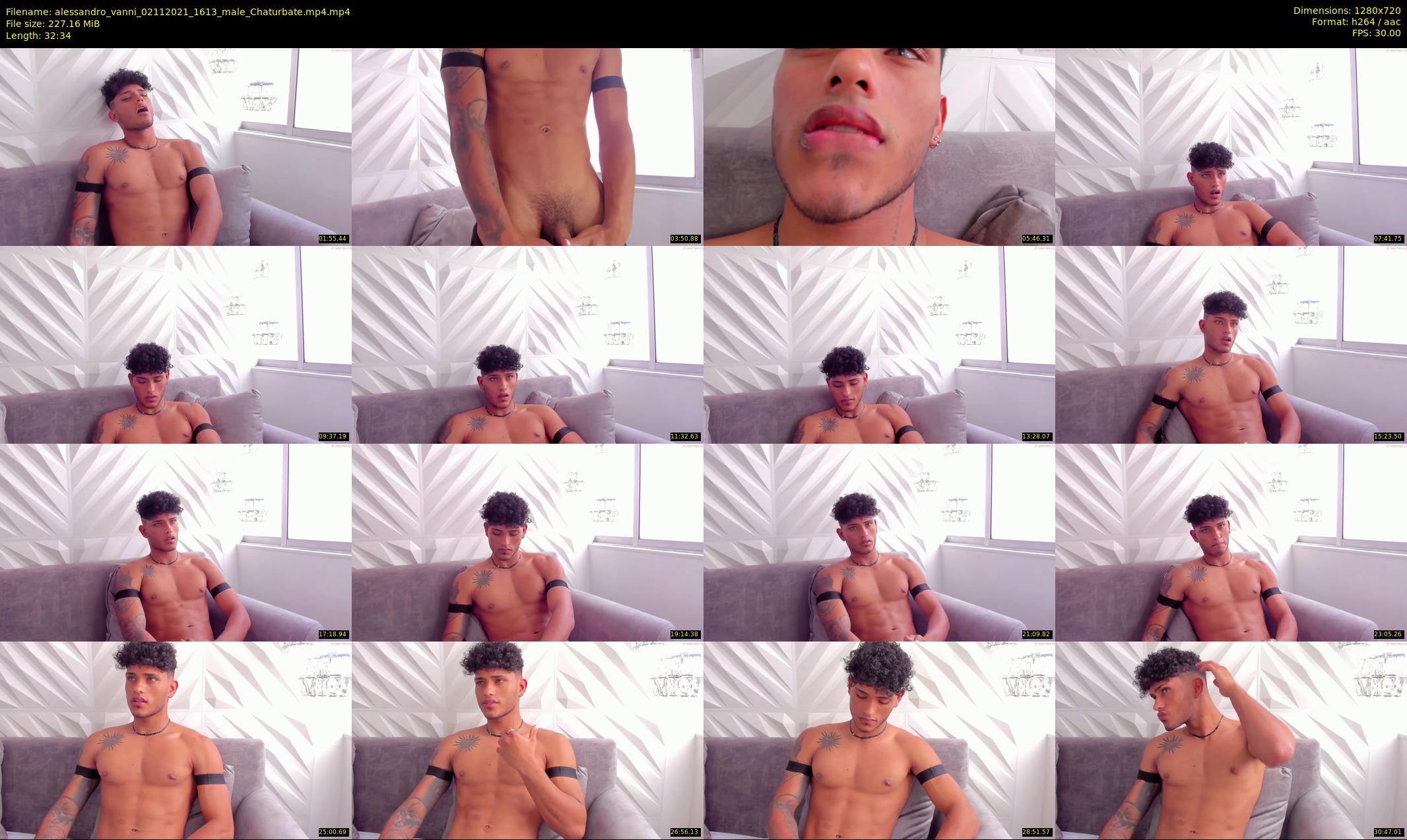 alessandro_vanni — 33 minute Chaturbate male cam show recording, 720p, Nov 2, 2021