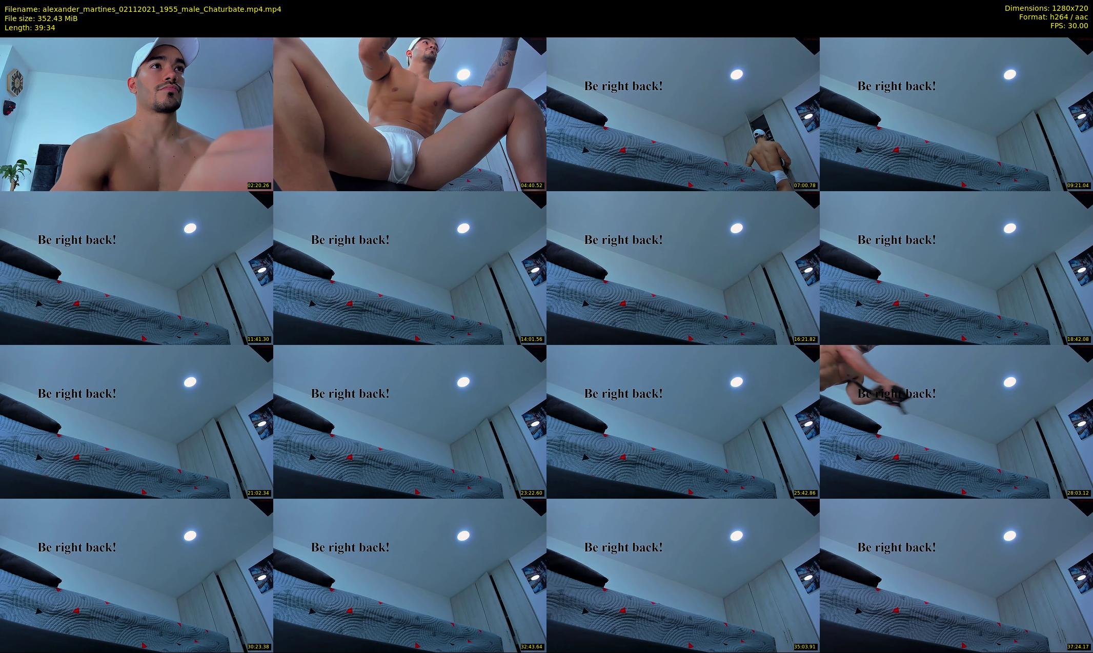 alexander_martines — 40 minute Chaturbate male cam show recording, 720p, Nov 2, 2021