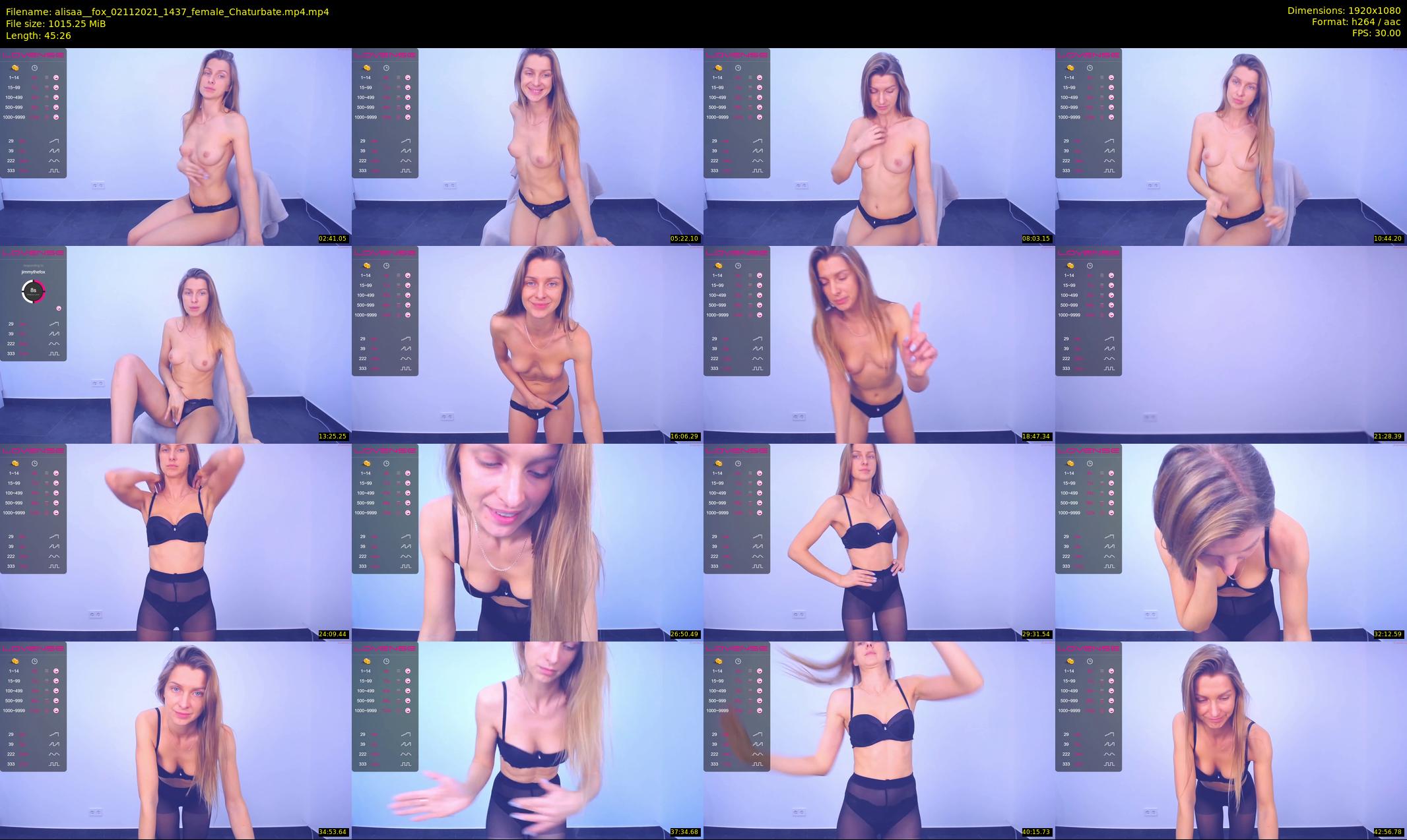 alisaa__fox — 46 minute Chaturbate female cam show recording, 1080p, Nov 2, 2021
