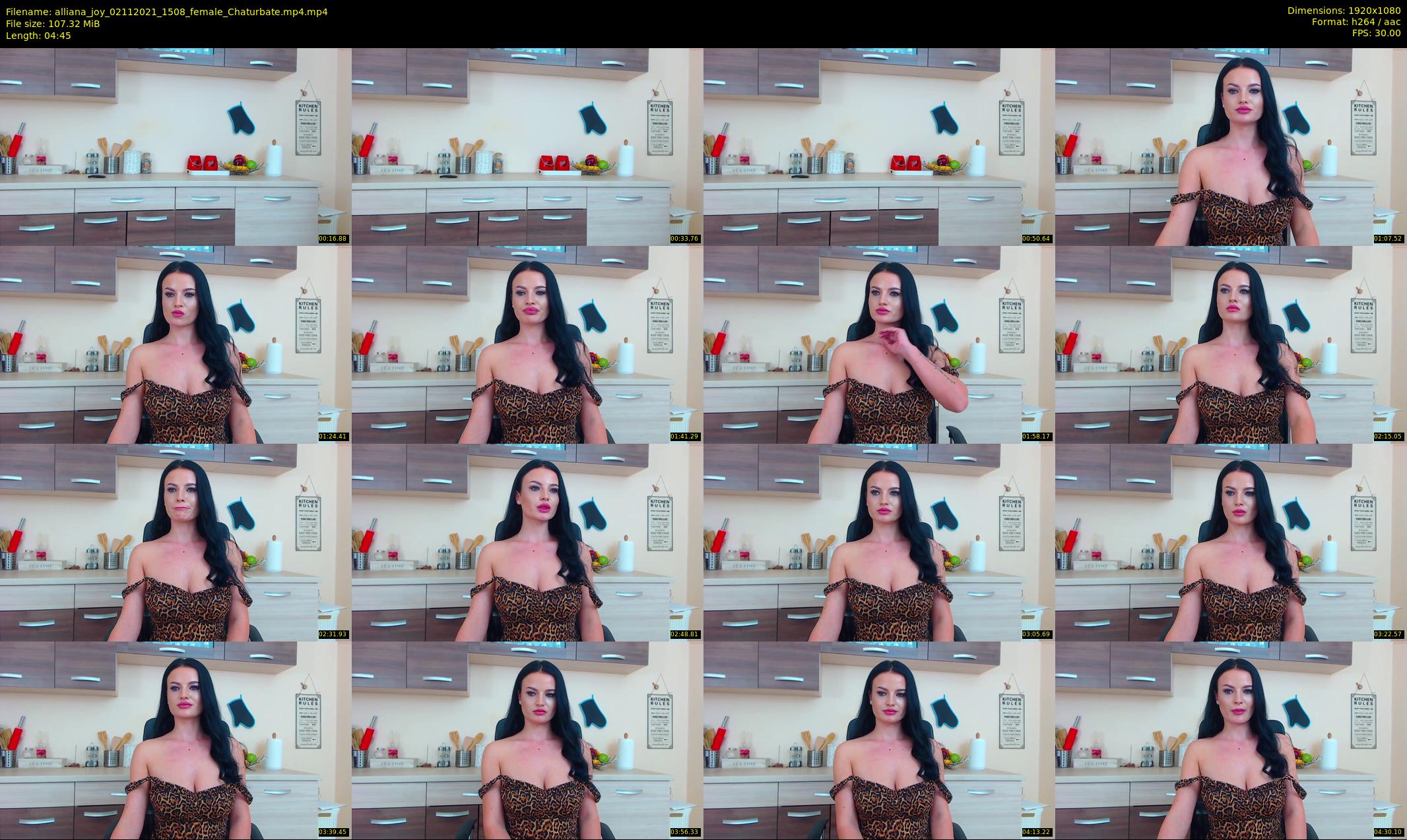 alliana_joy — 5 minute Chaturbate female cam show recording, 1080p, Nov 2, 2021