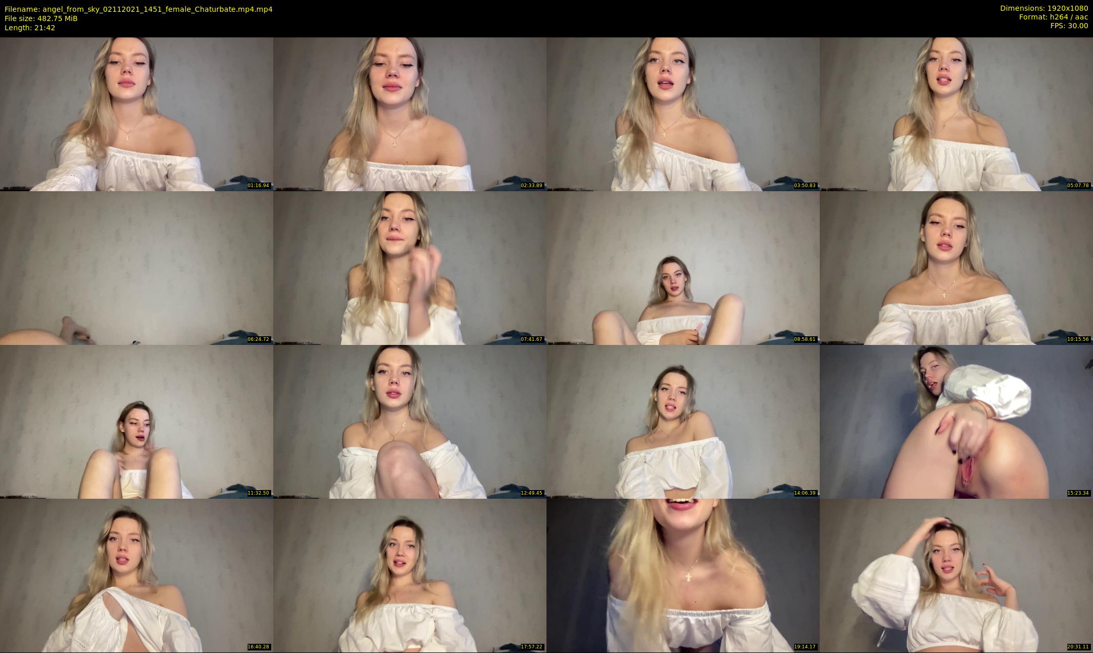 angel_from_sky — 22 minute Chaturbate female cam show recording, 1080p, Nov 2, 2021