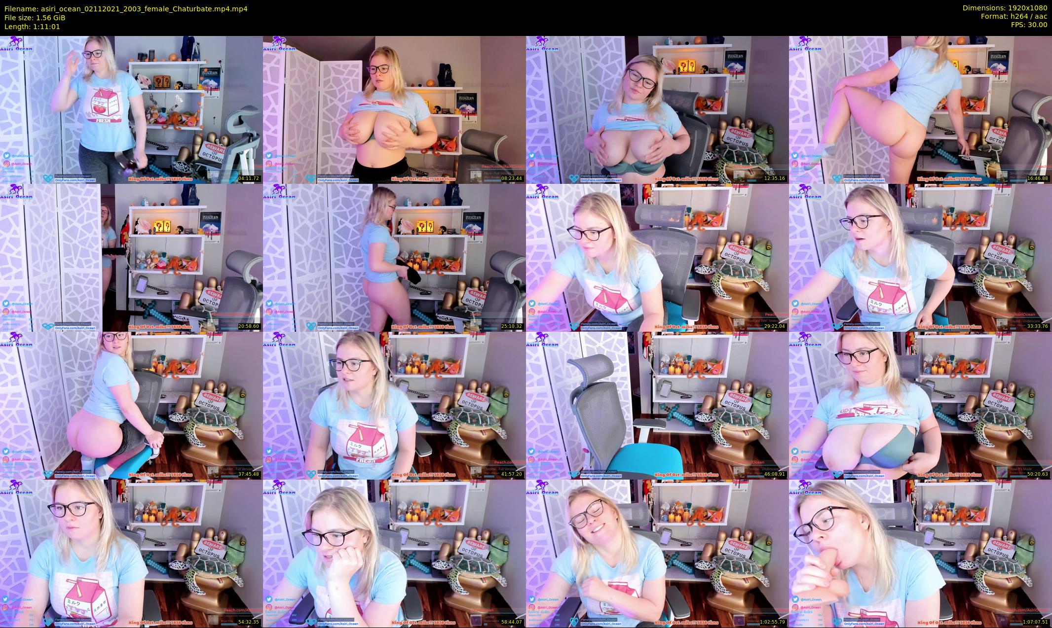 asiri_ocean — 72 minute Chaturbate female cam show recording, 1080p, Nov 2, 2021