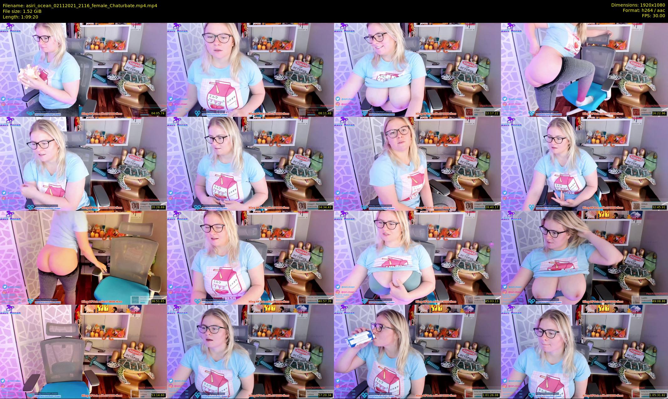 asiri_ocean — 70 minute Chaturbate female cam show recording, 1080p, Nov 2, 2021