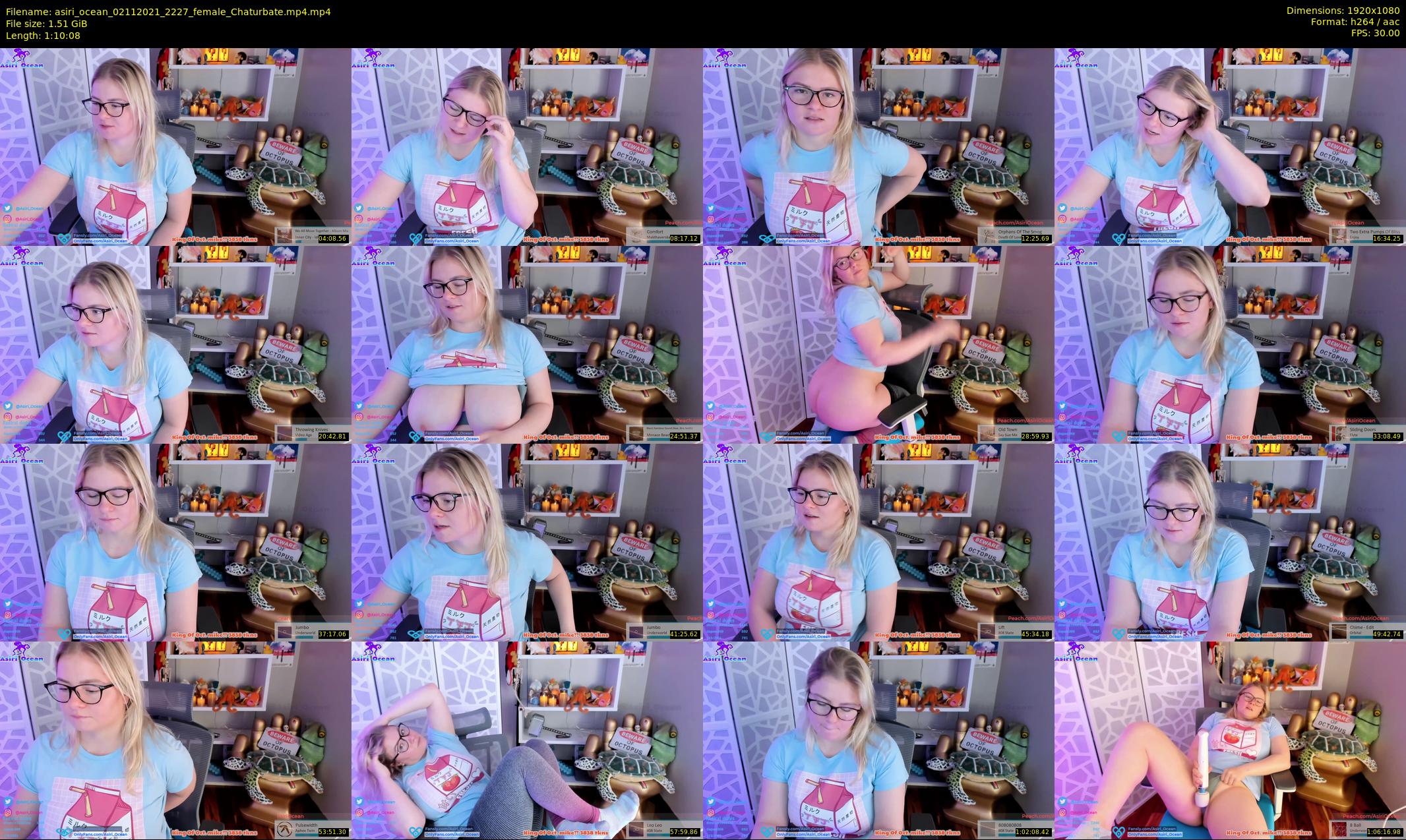 asiri_ocean — 71 minute Chaturbate female cam show recording, 1080p, Nov 2, 2021