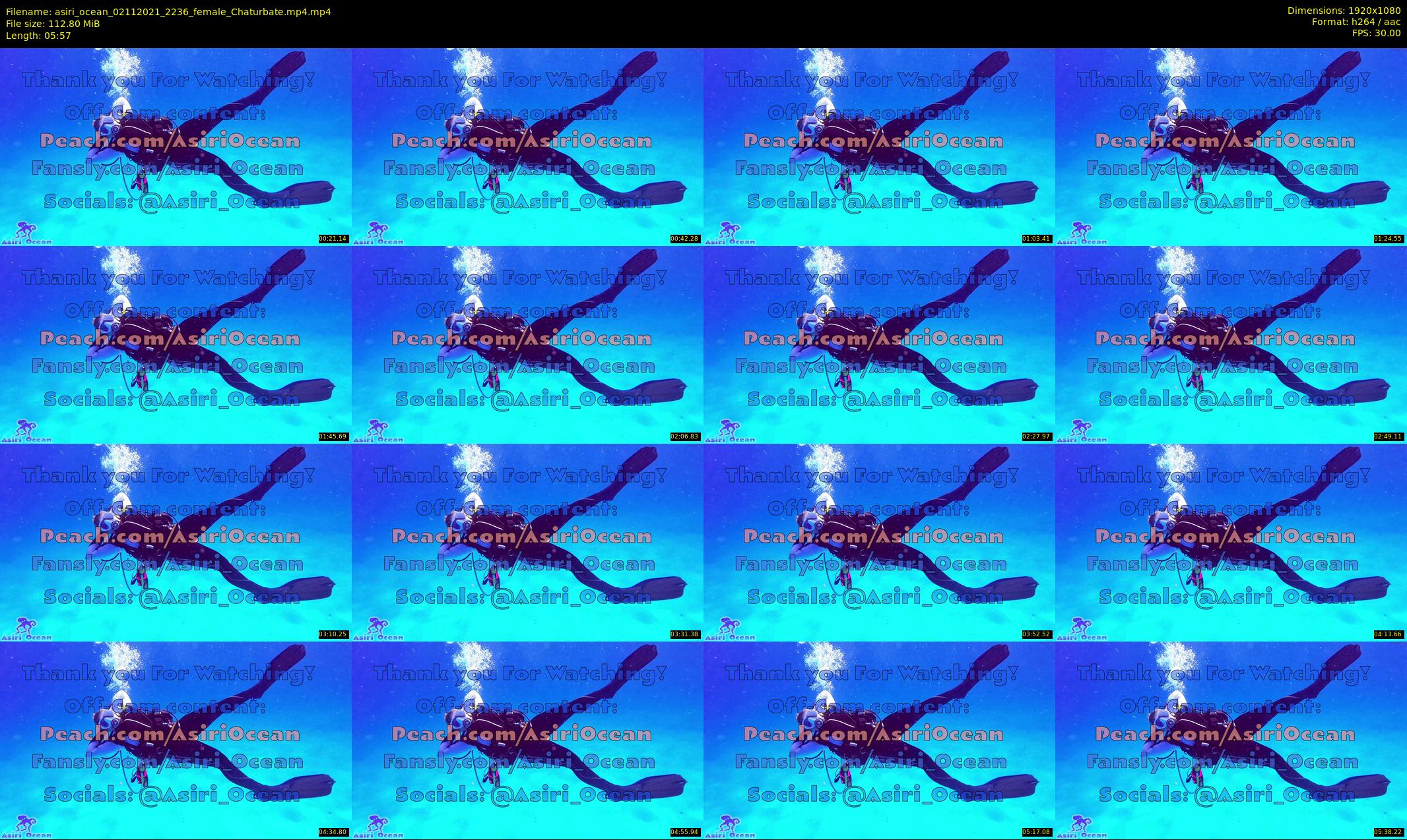 asiri_ocean — 6 minute Chaturbate female cam show recording, 1080p, Nov 2, 2021