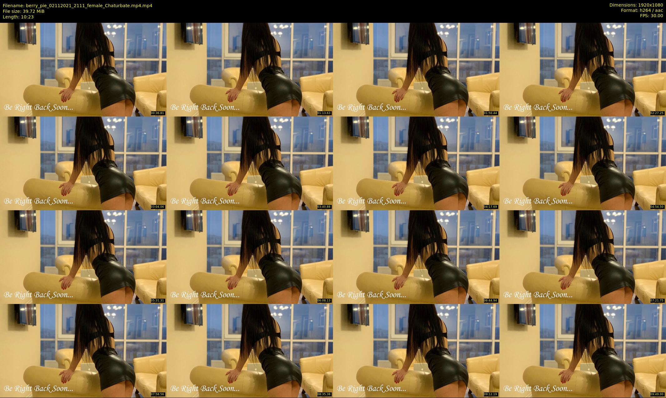 berry_pie — 11 minute Chaturbate female cam show recording, 1080p, Nov 2, 2021