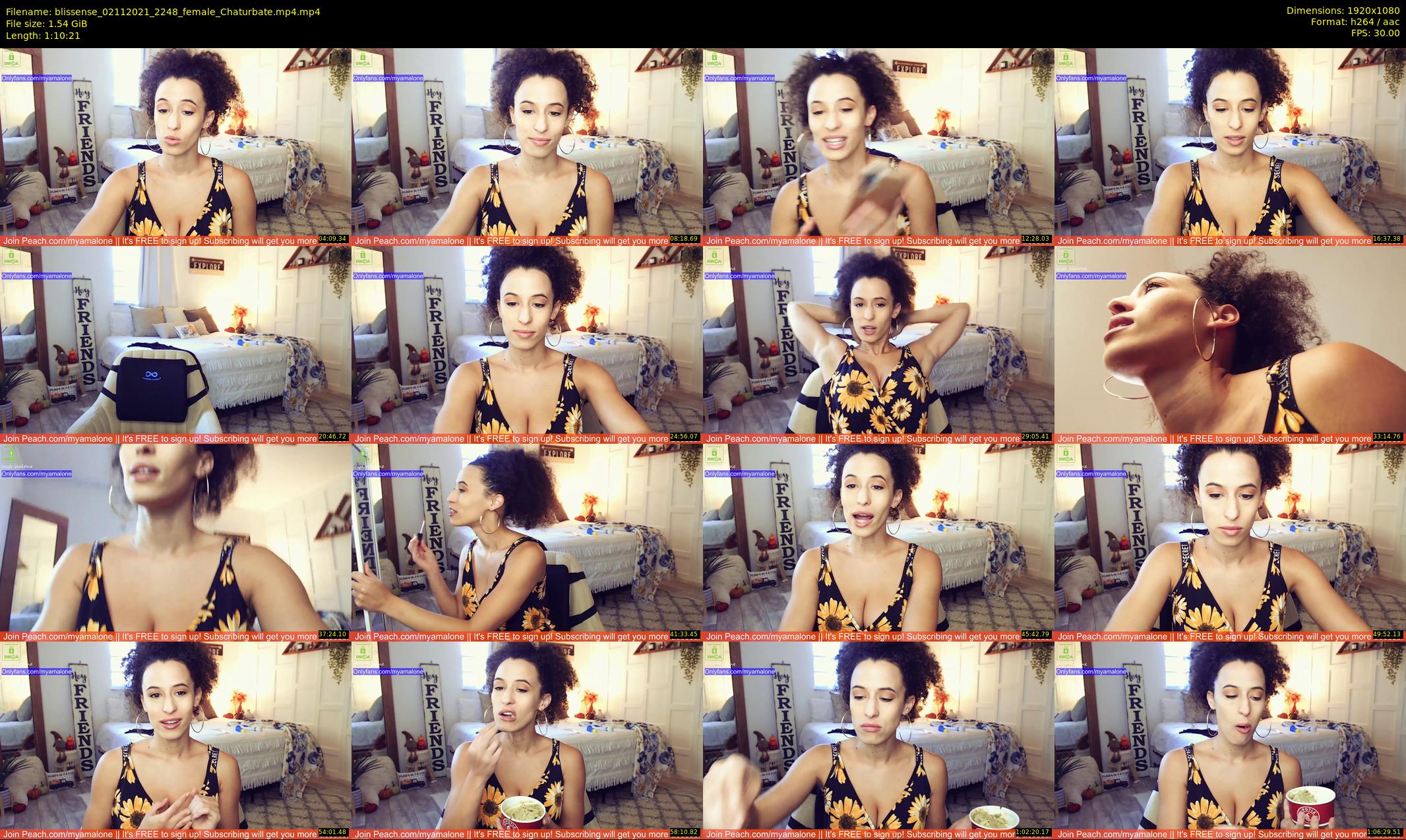 blissense — 71 minute Chaturbate female cam show recording, 1080p, Nov 2, 2021