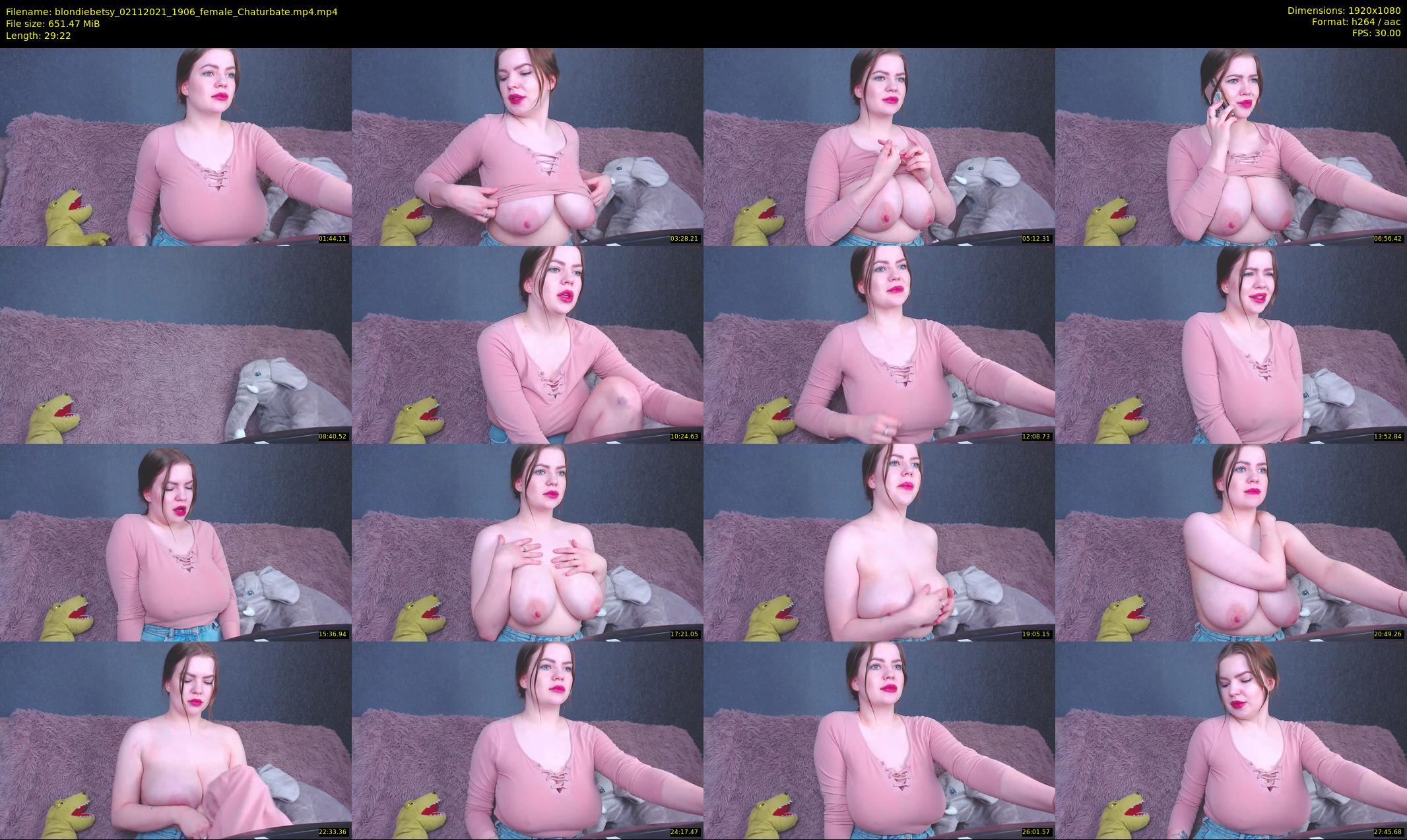 blondiebetsy — 30 minute Chaturbate female cam show recording, 1080p, Nov 2, 2021