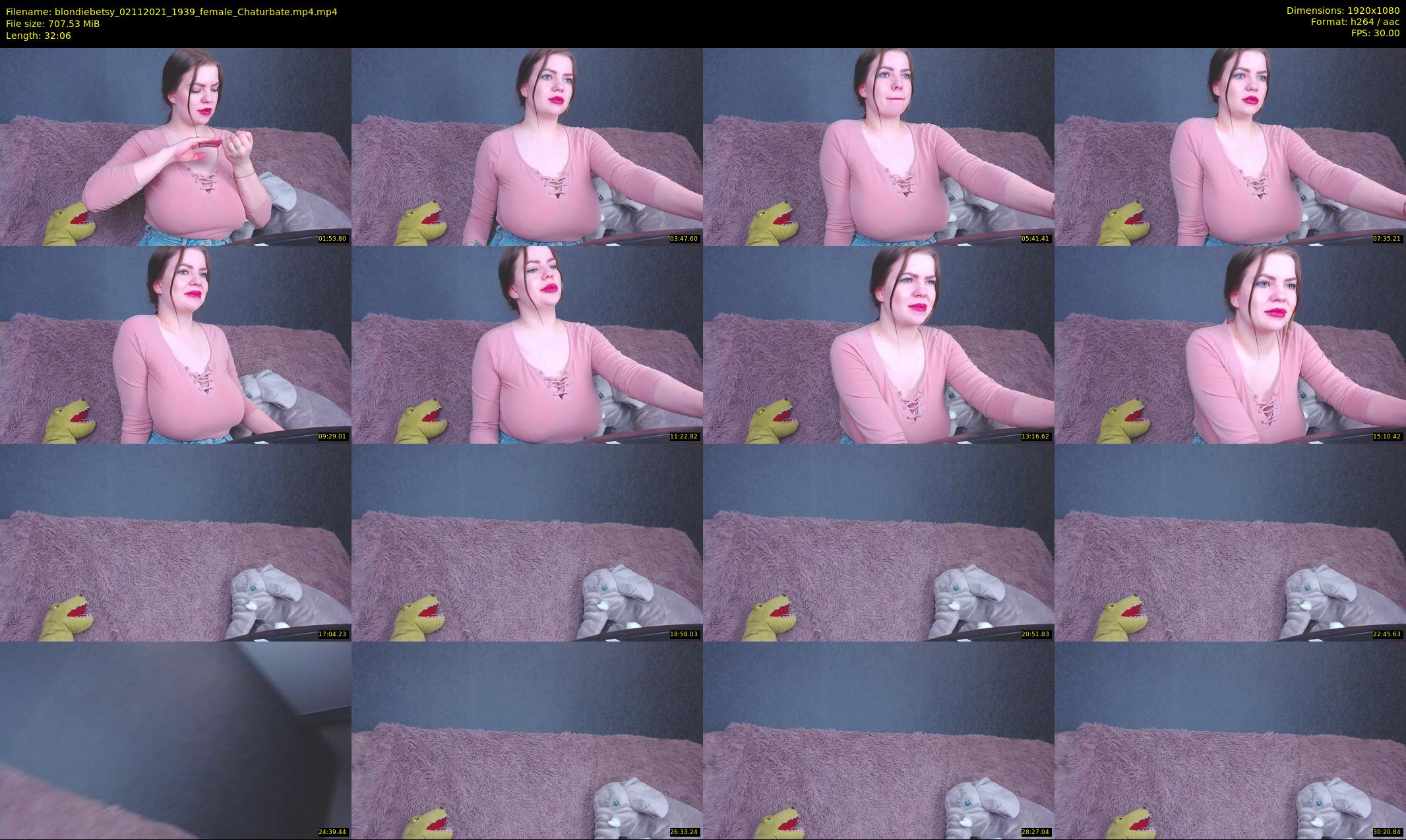 blondiebetsy — 33 minute Chaturbate female cam show recording, 1080p, Nov 2, 2021