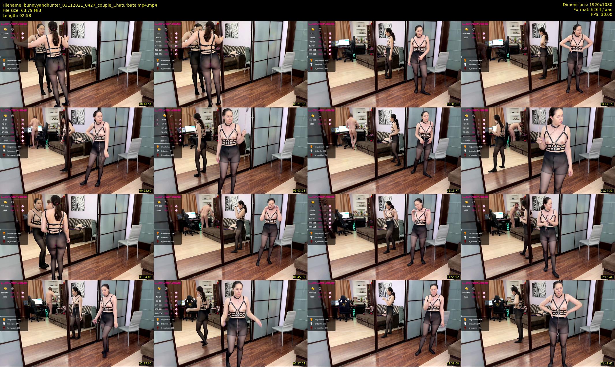 bunnyyandhunter — 3 minute Chaturbate couple cam show recording, 1080p, Nov 3, 2021