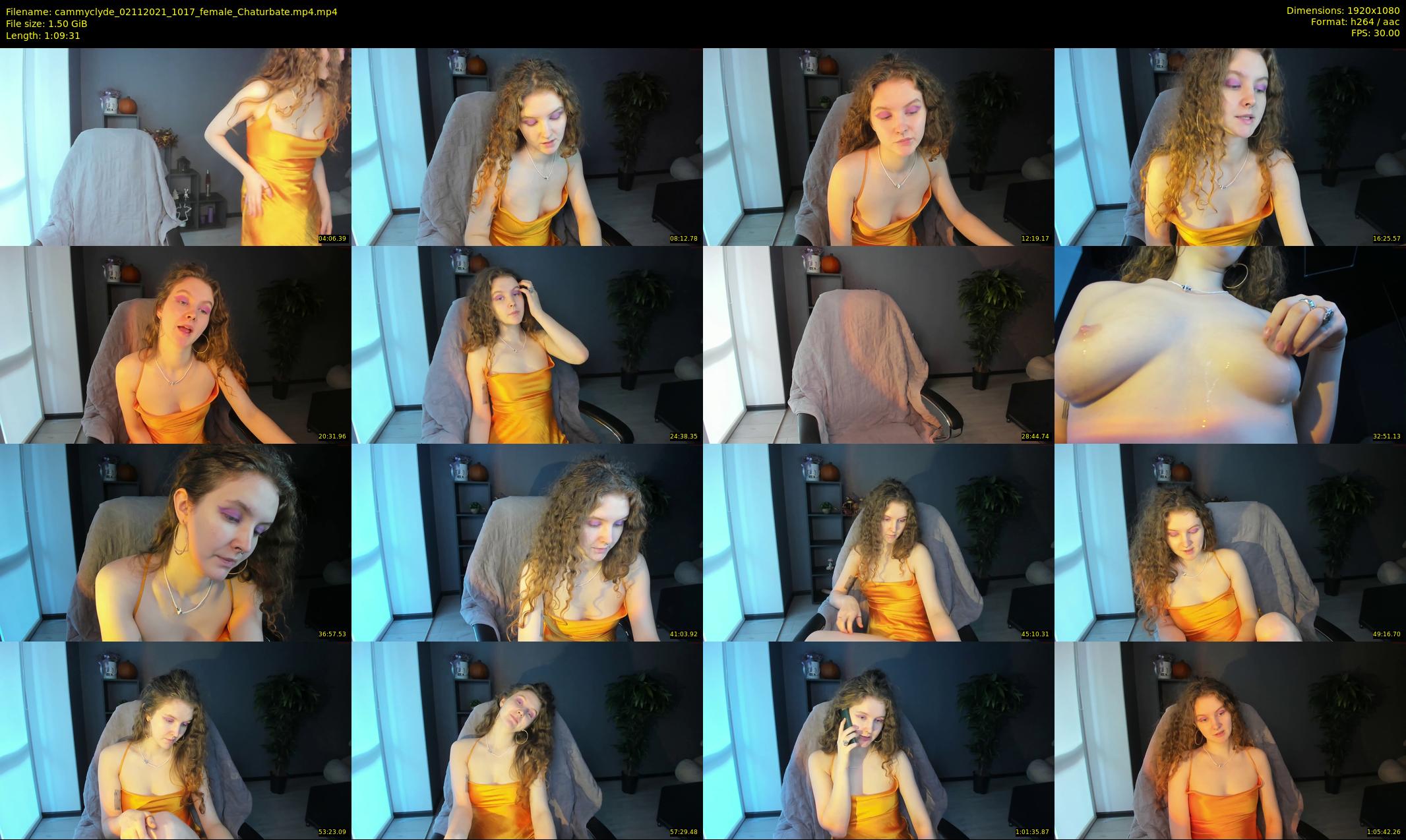 cammyclyde — 70 minute Chaturbate female cam show recording, 1080p, Nov 2, 2021