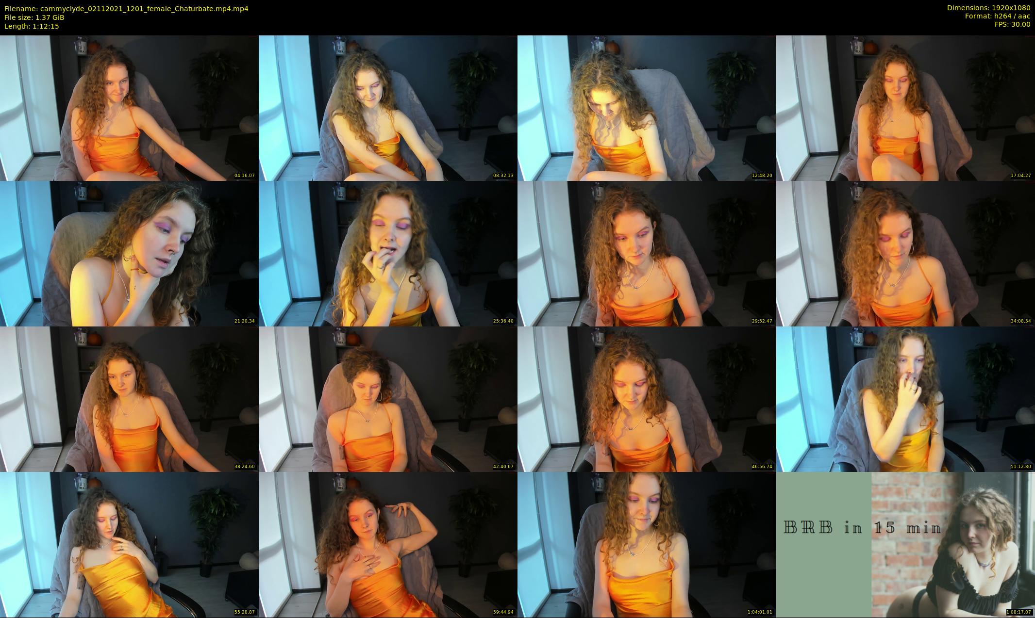 cammyclyde — 73 minute Chaturbate female cam show recording, 1080p, Nov 2, 2021