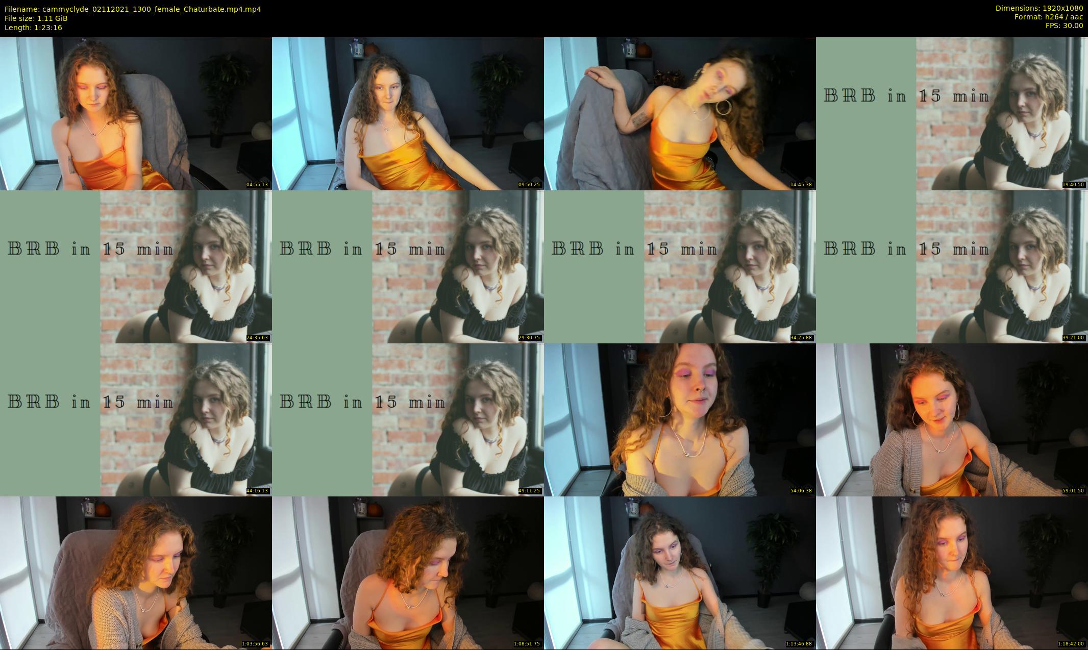 cammyclyde — 84 minute Chaturbate female cam show recording, 1080p, Nov 2, 2021