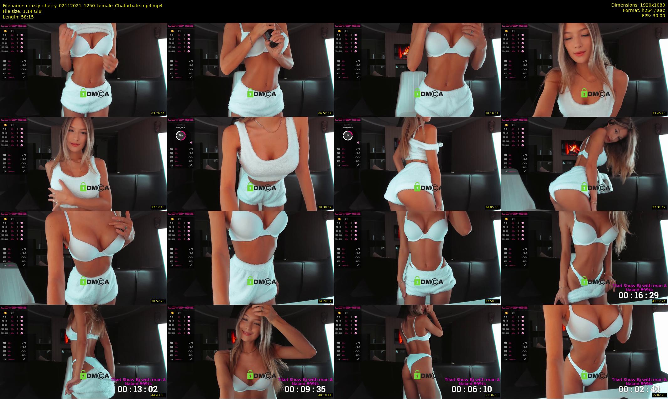crazzy_cherry — 59 minute Chaturbate female cam show recording, 1080p, Nov 2, 2021