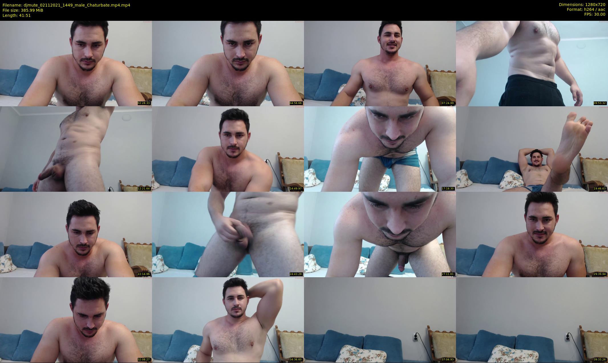 djmute — 42 minute Chaturbate male cam show recording, 720p, Nov 2, 2021