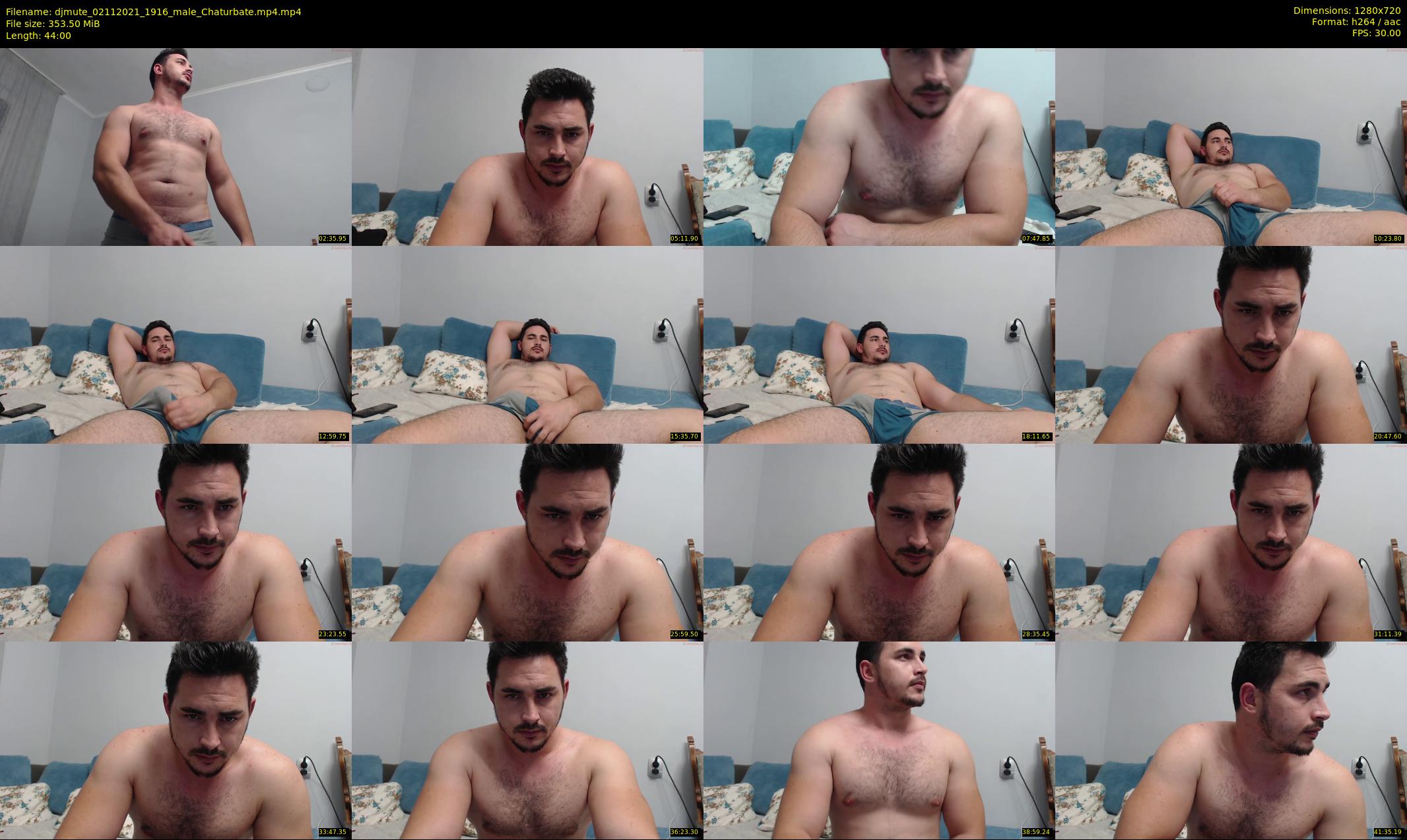 djmute — 44 minute Chaturbate male cam show recording, 720p, Nov 2, 2021