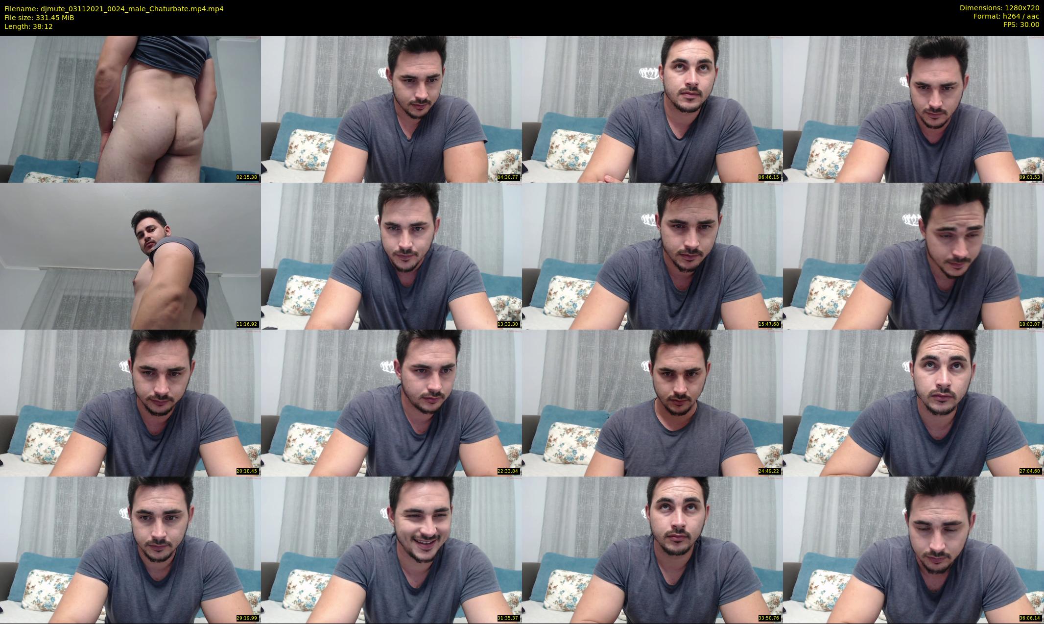 djmute — 39 minute Chaturbate male cam show recording, 720p, Nov 3, 2021