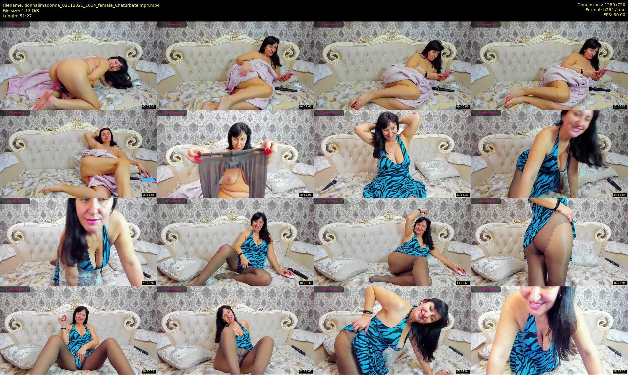 donnalimadonna — 52 minute Chaturbate female cam show recording, 720p, Nov 2, 2021
