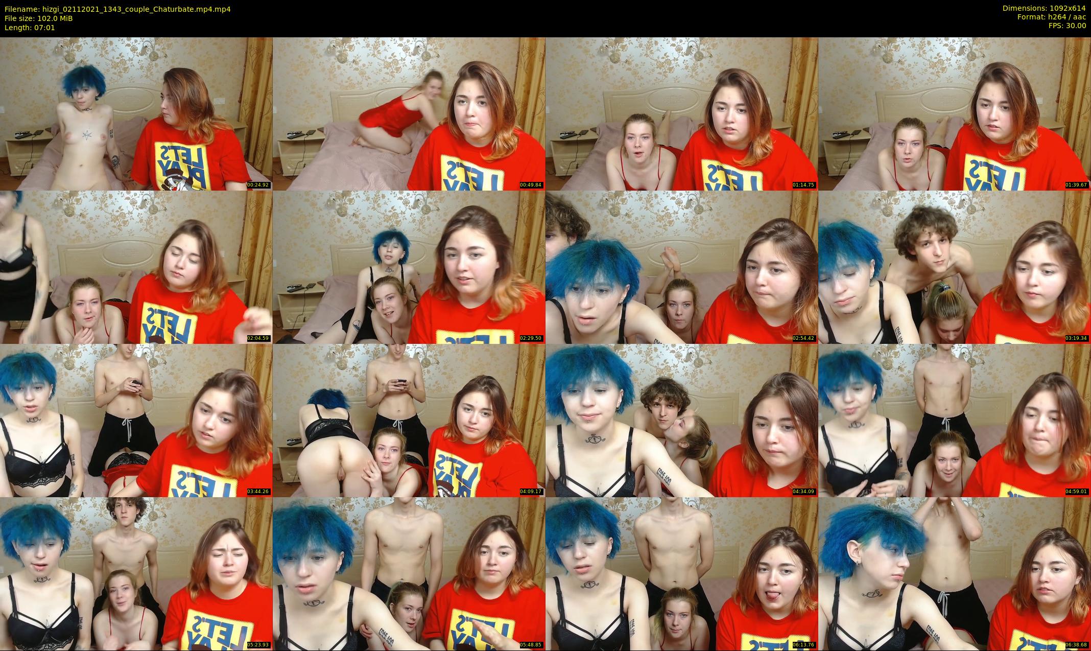 hizgi — 8 minute Chaturbate couple cam show recording, 480p, Nov 2, 2021