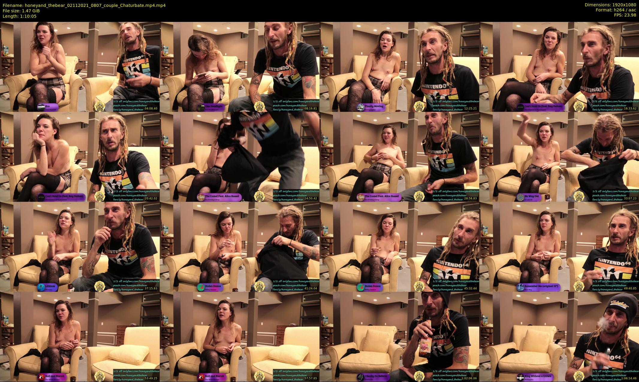 honeyand_thebear — 71 minute Chaturbate couple cam show recording, 1080p, Nov 2, 2021